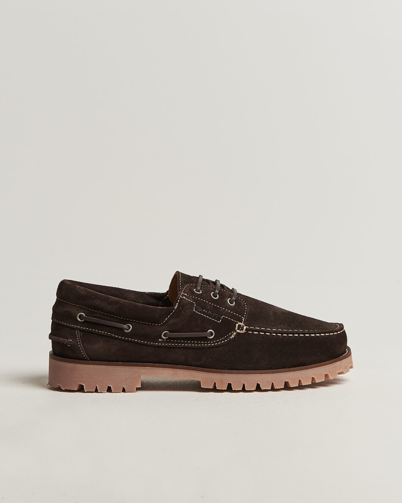Herre | Seilersko | GANT | Tratton Suede Boat Shoe Dark Brown