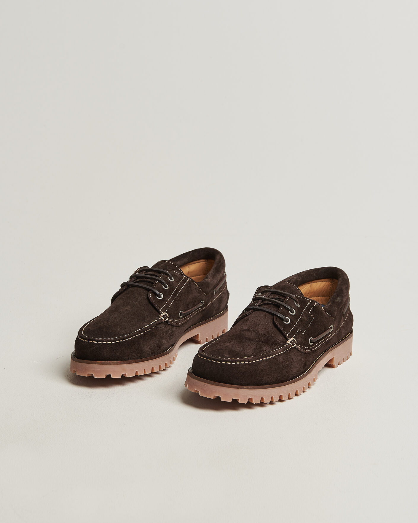 Herre | Seilersko | Gant | Tratton Suede Boat Shoe Dark Brown