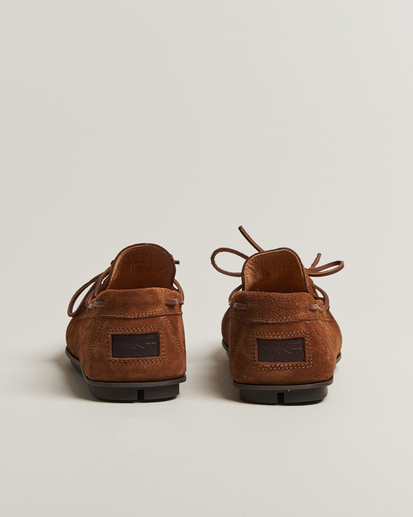 Herre | Bilsko | Gant | Wilmon Laced Suede Car Shoe Cognac
