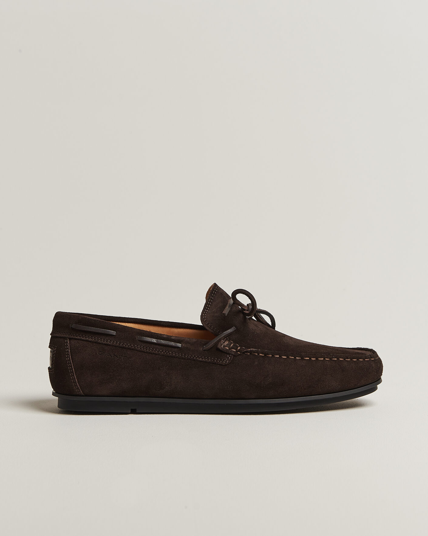 Herre | GANT Wilmon Laced Suede Car Shoe Dark Brown | Gant | Wilmon Laced Suede Car Shoe Dark Brown