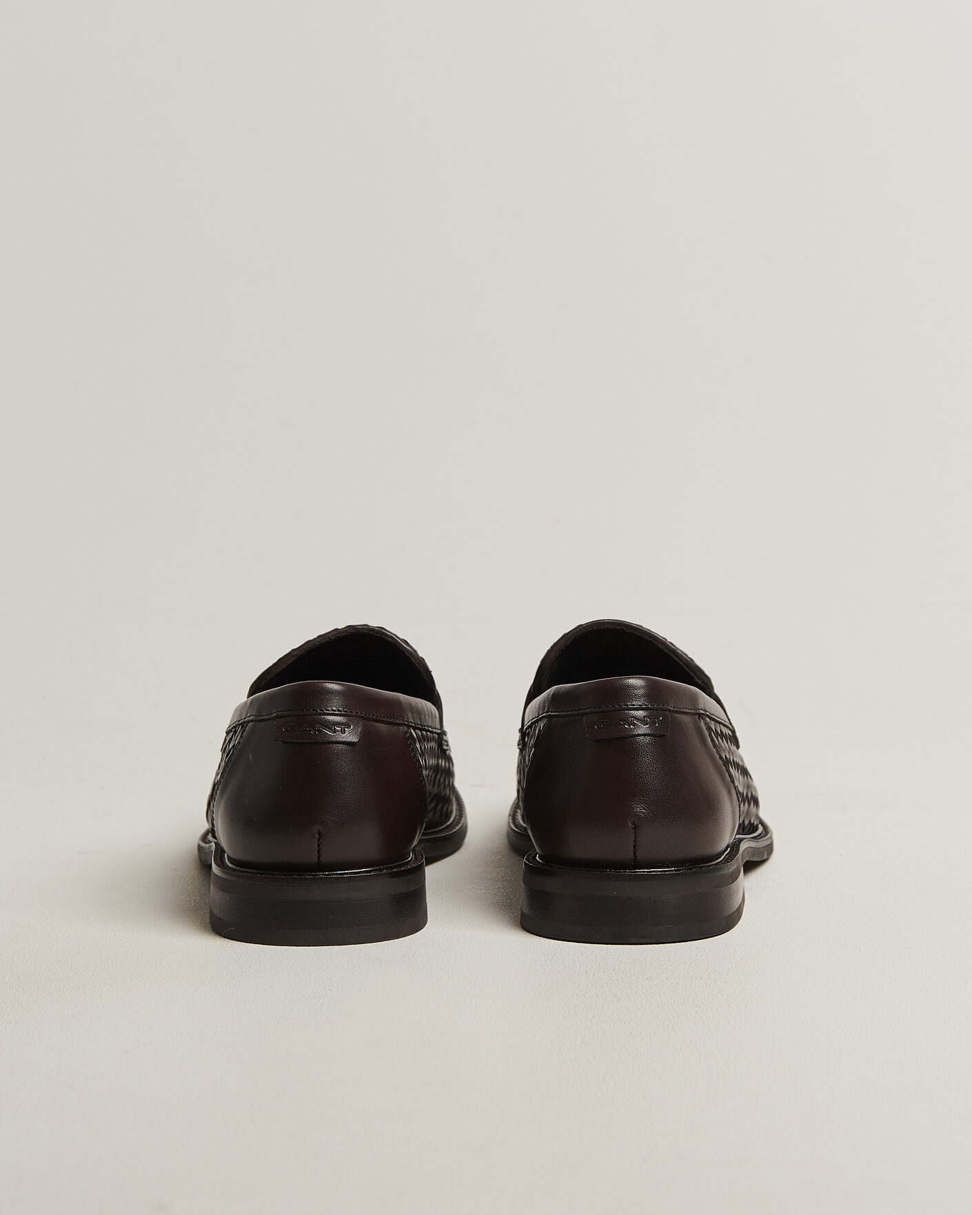 Herre | Loafers | GANT | Lozham Braided Leather Loafer Dark Brown