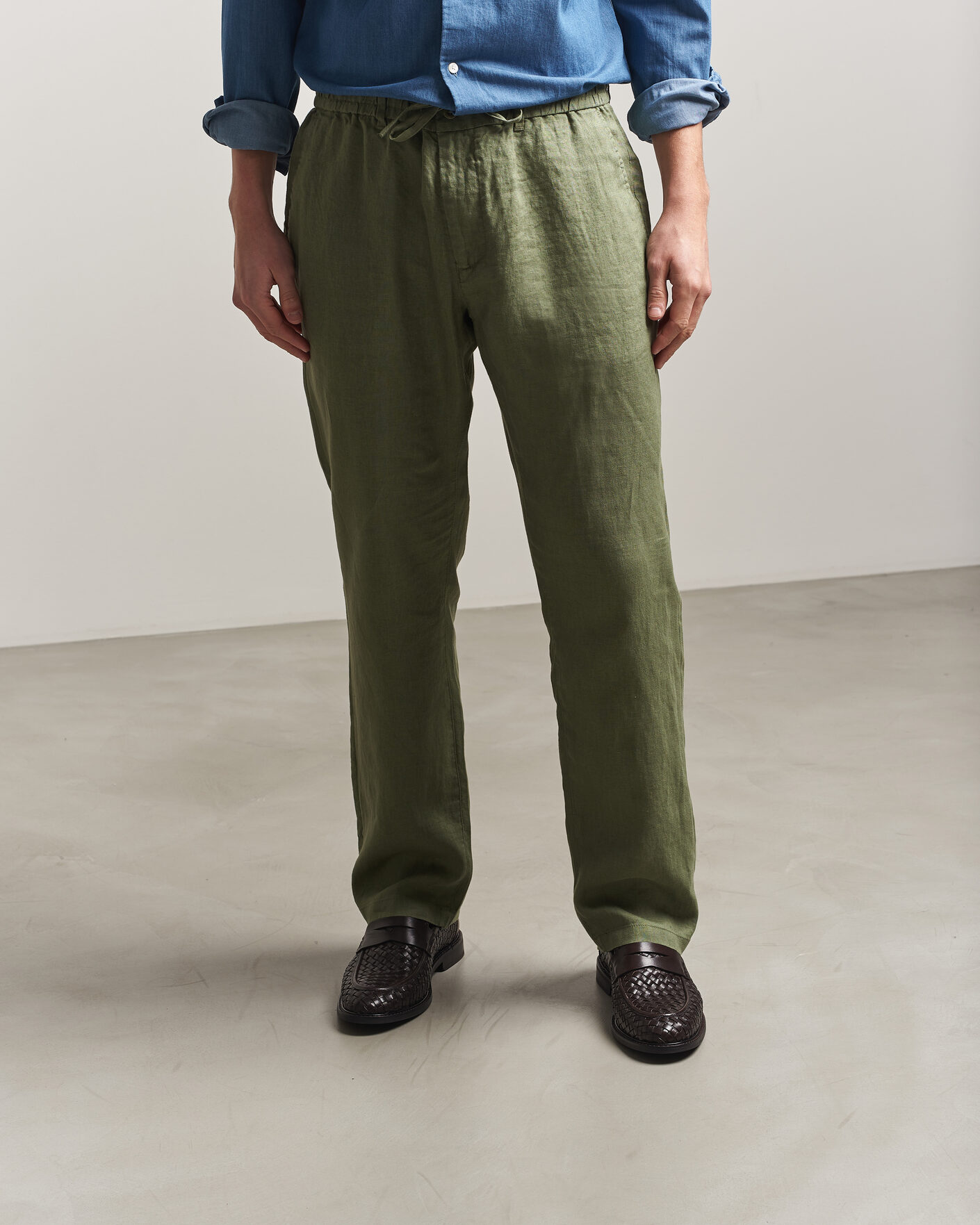 Herre | Loafers | Gant | Lozham Braided Leather Loafer Dark Brown