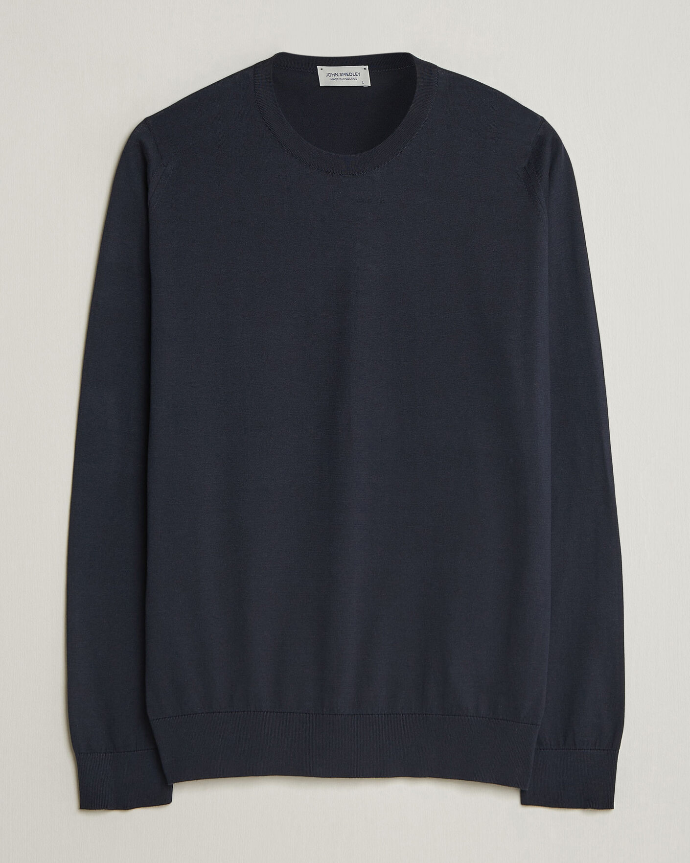 Herre | Gensere | John Smedley | Rowland Sea Island Crew Neck Pullover Navy