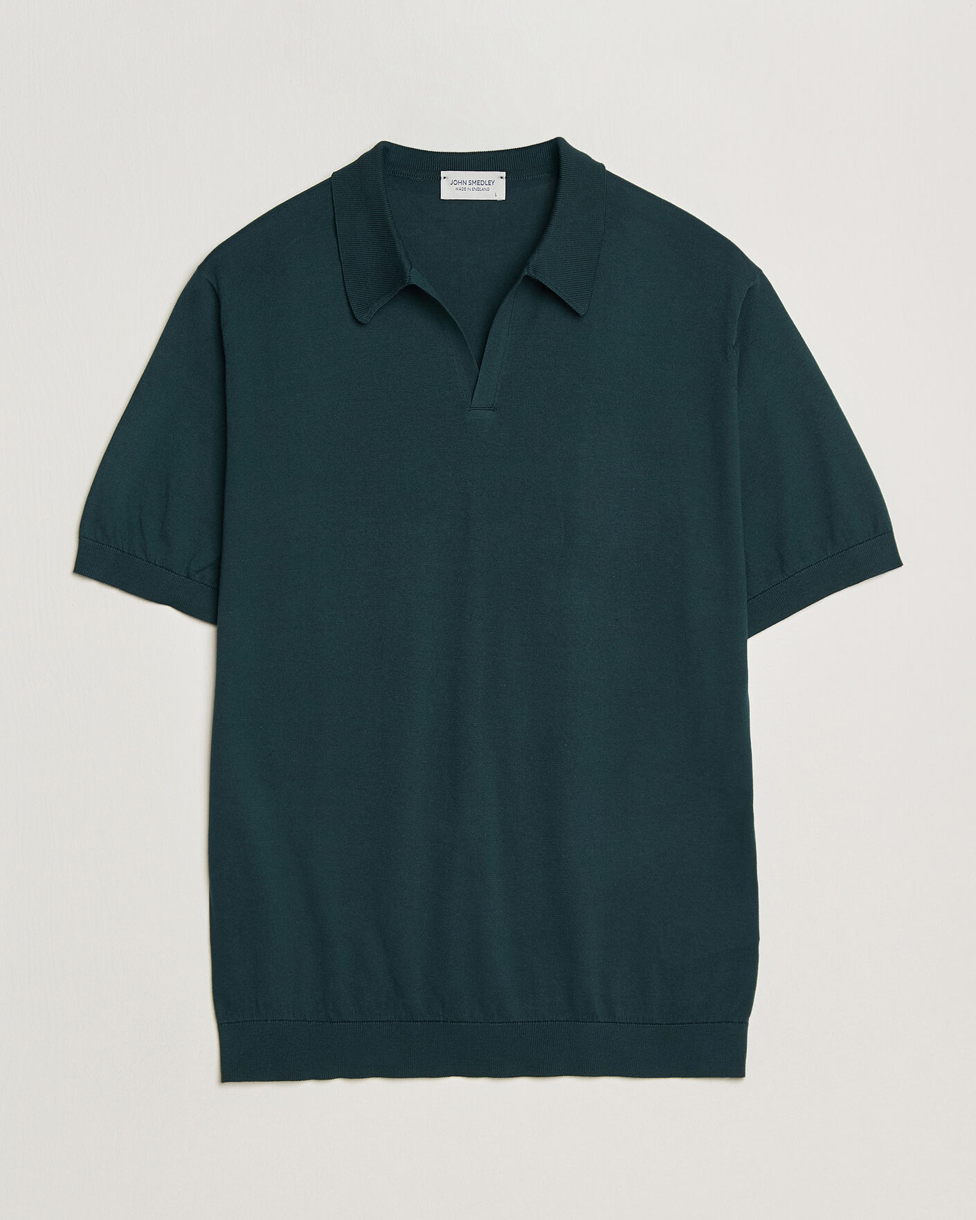 Herre | Pikéer | John Smedley | Noah Open Collar Sea Island Polo Rainforest