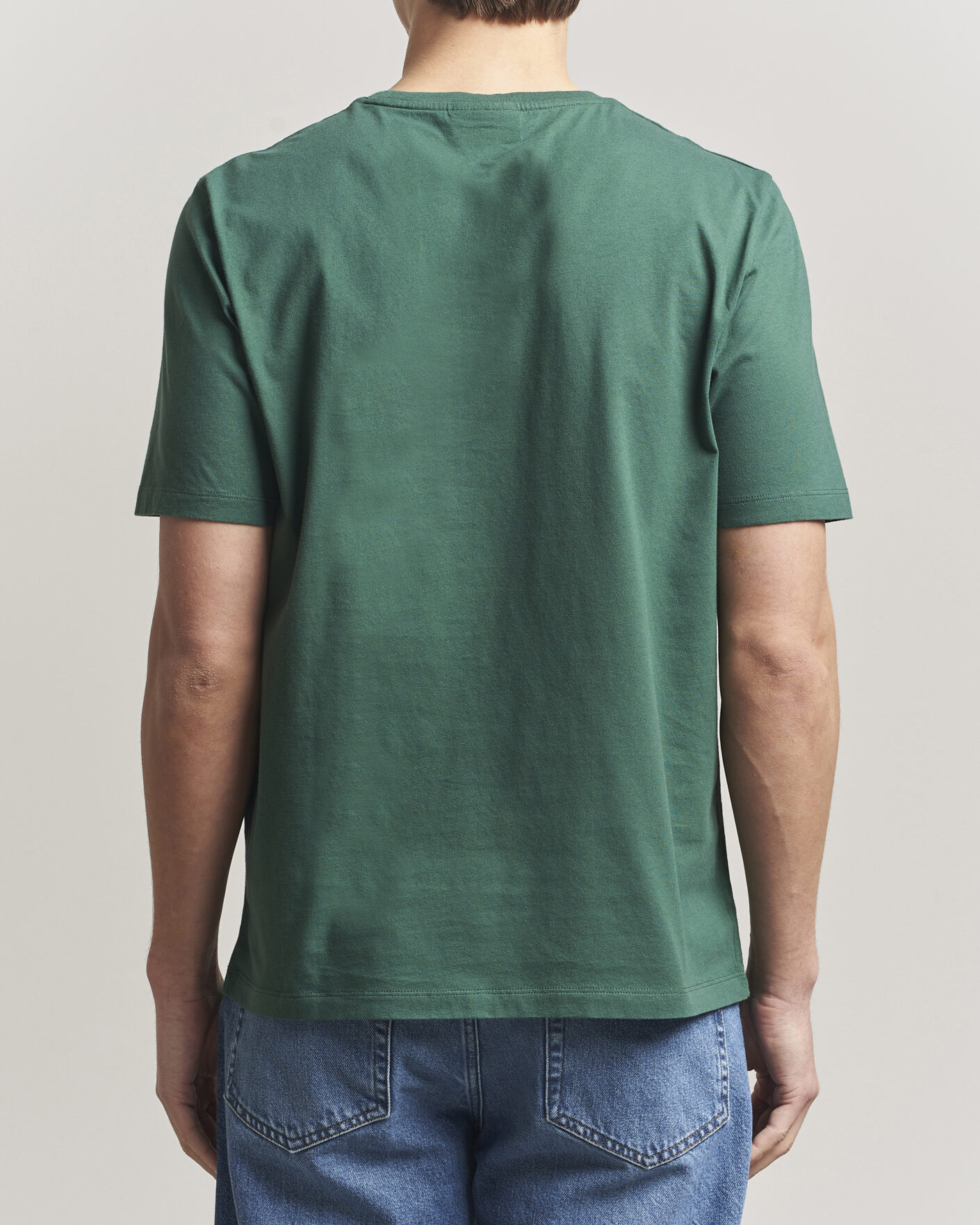 Herre | T-Shirts | Maison Kitsuné | Fox Head T-Shirt Bottle Green