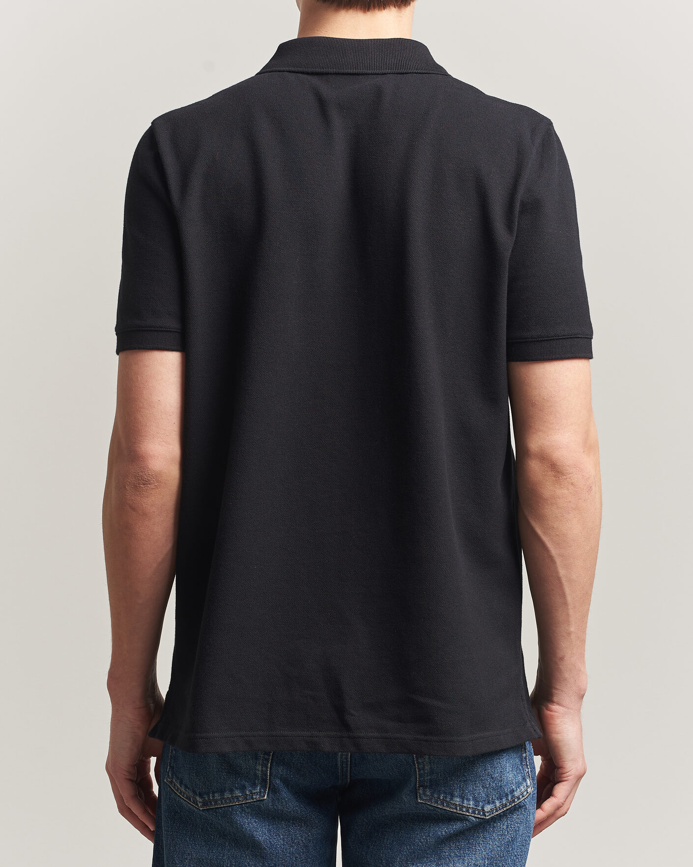 Herre | Pikéer | Maison Kitsuné | Fox Head Polo Black