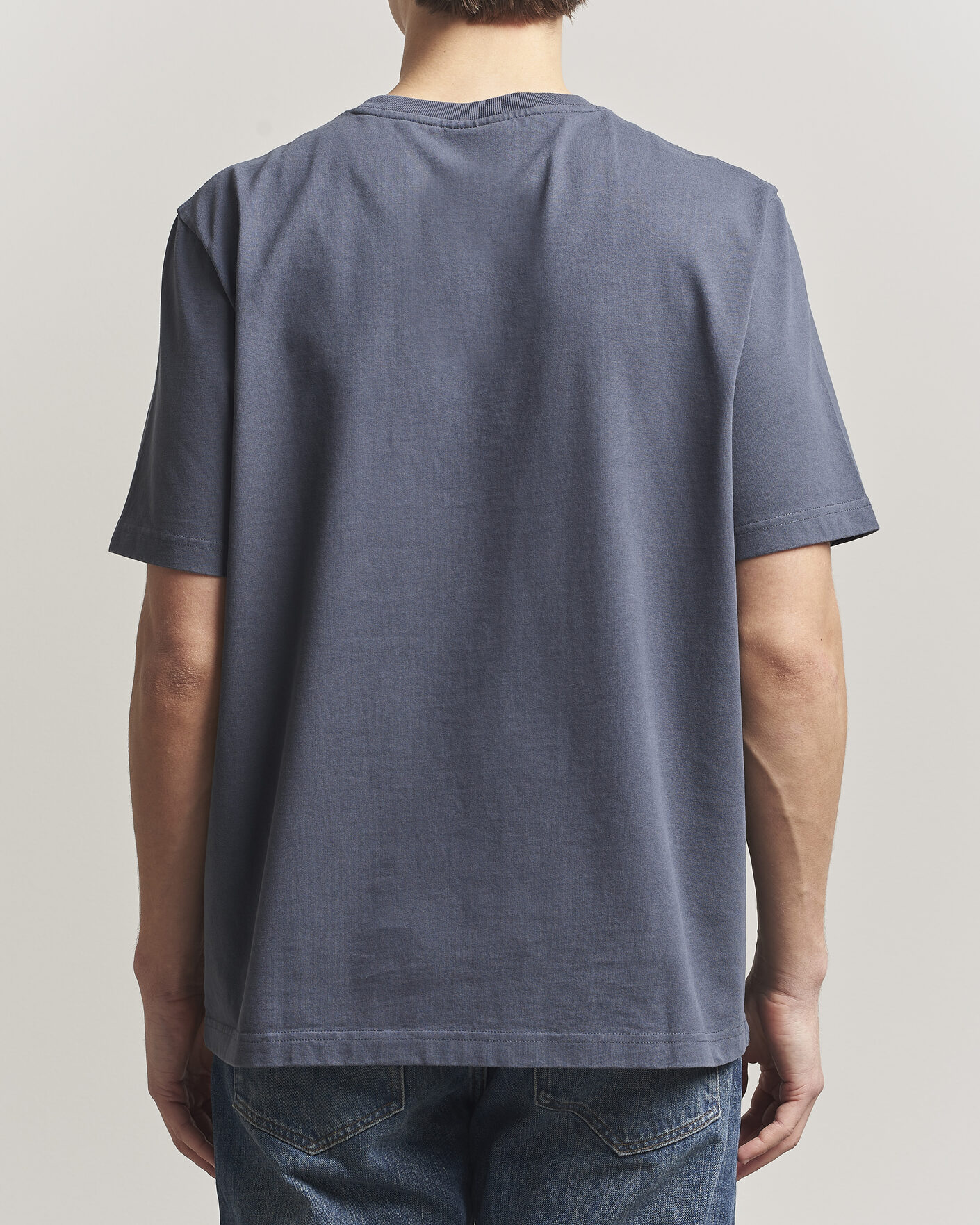 Herre | T-Shirts | Maison Kitsuné | Dressed Fox T-Shirt Shadow Blue
