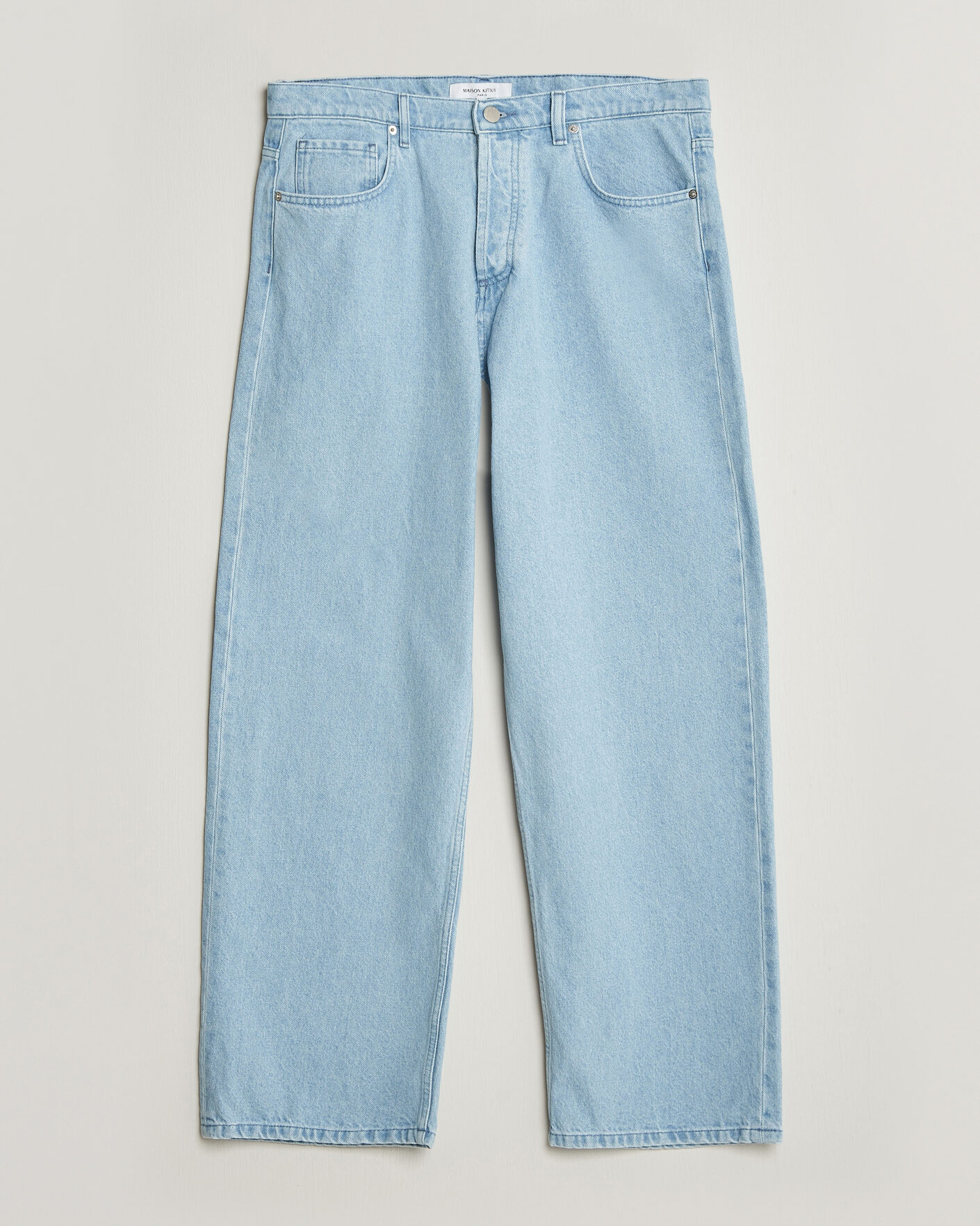 Herre | Bukser | Maison Kitsuné | Wide Fit Jeans Light Washed Indigo