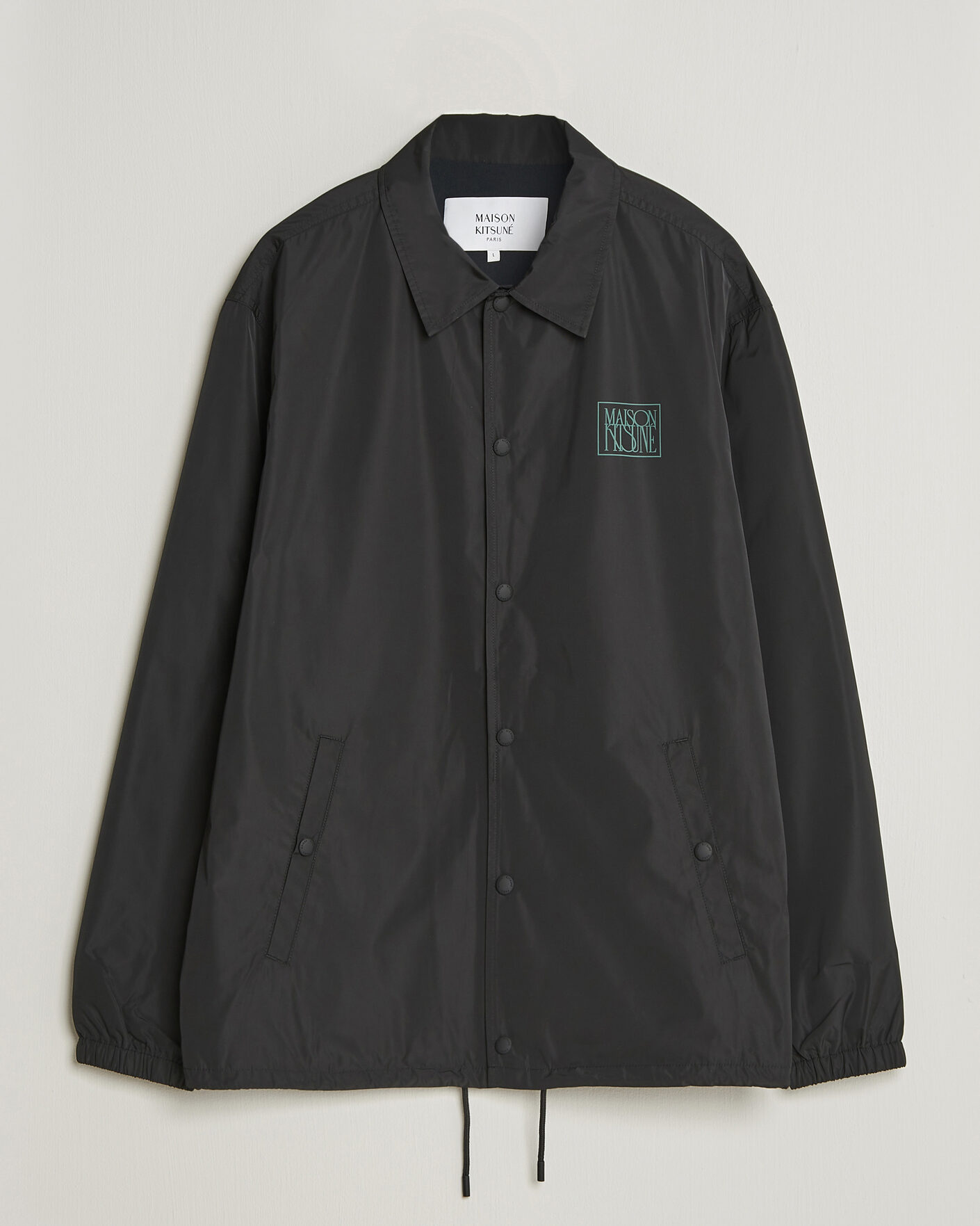 Herre | Jakker | Maison Kitsuné | Tonal Fox Head Coach Jacket Black