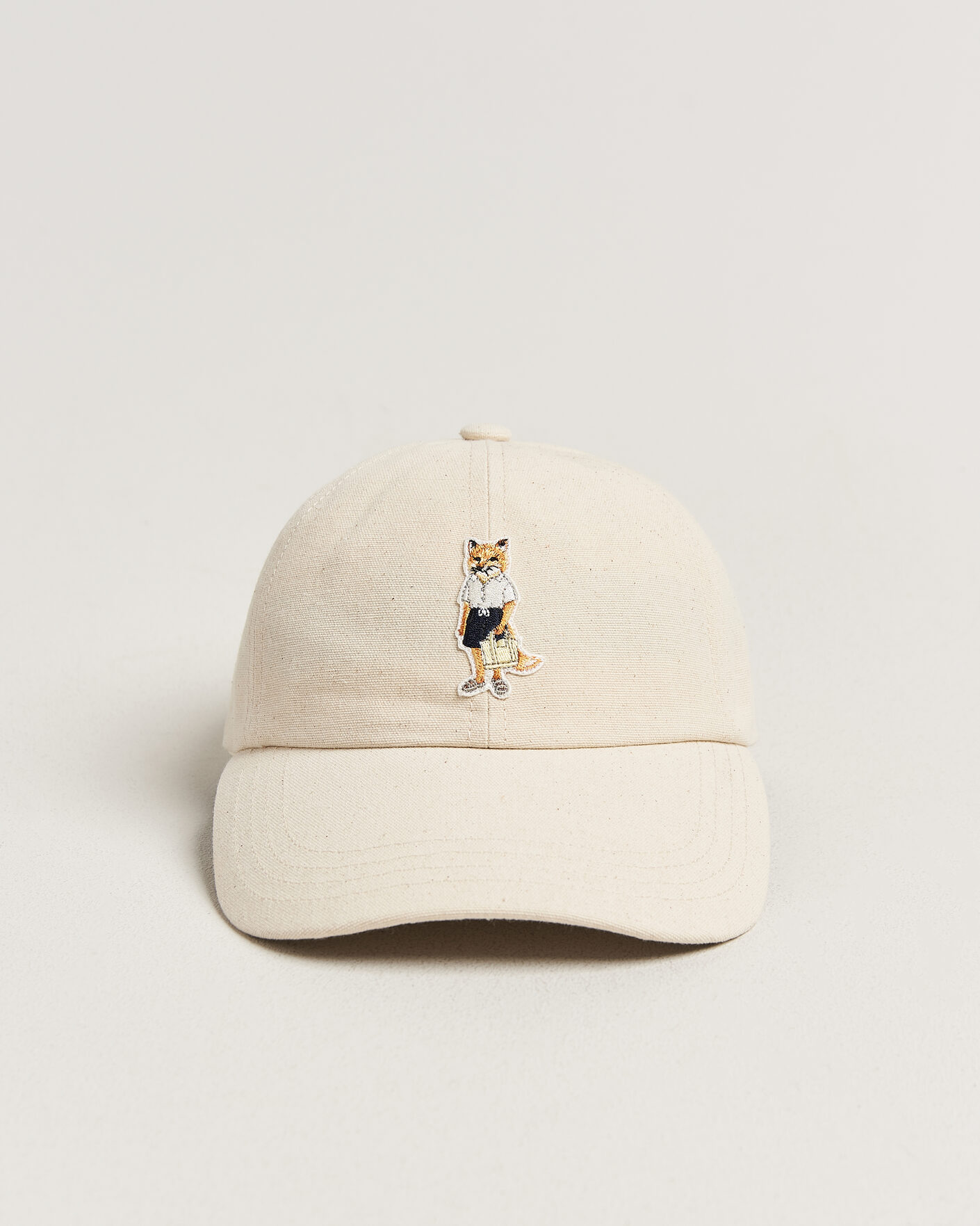 Herre | Hatter og capser | Maison Kitsuné | Dressed Fox Cap Noble Beige