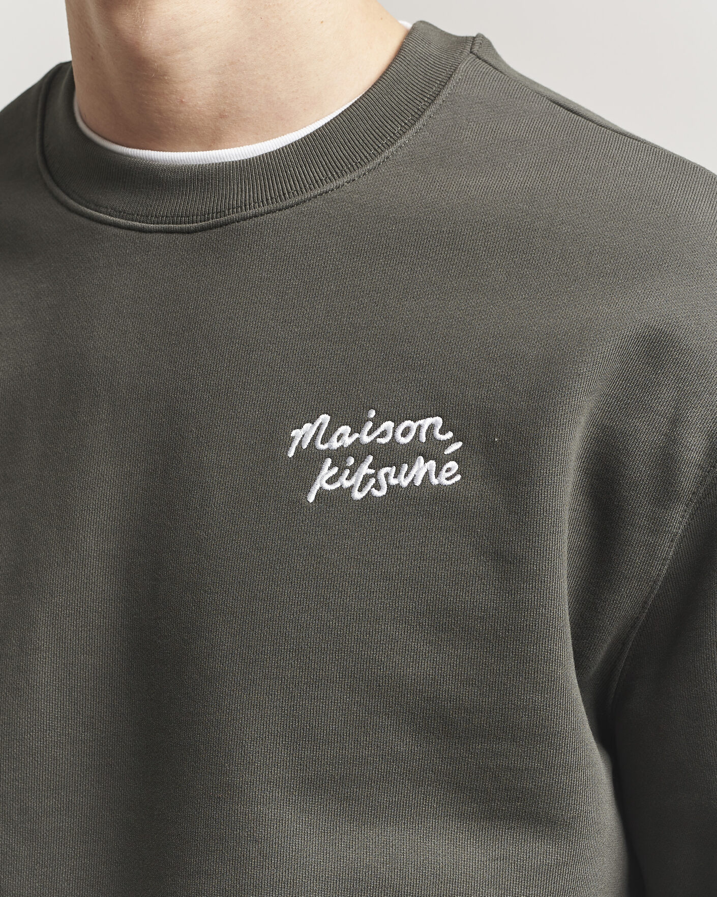 Herre | Gensere | Maison Kitsuné | Handwriting Sweatshirt Beluga