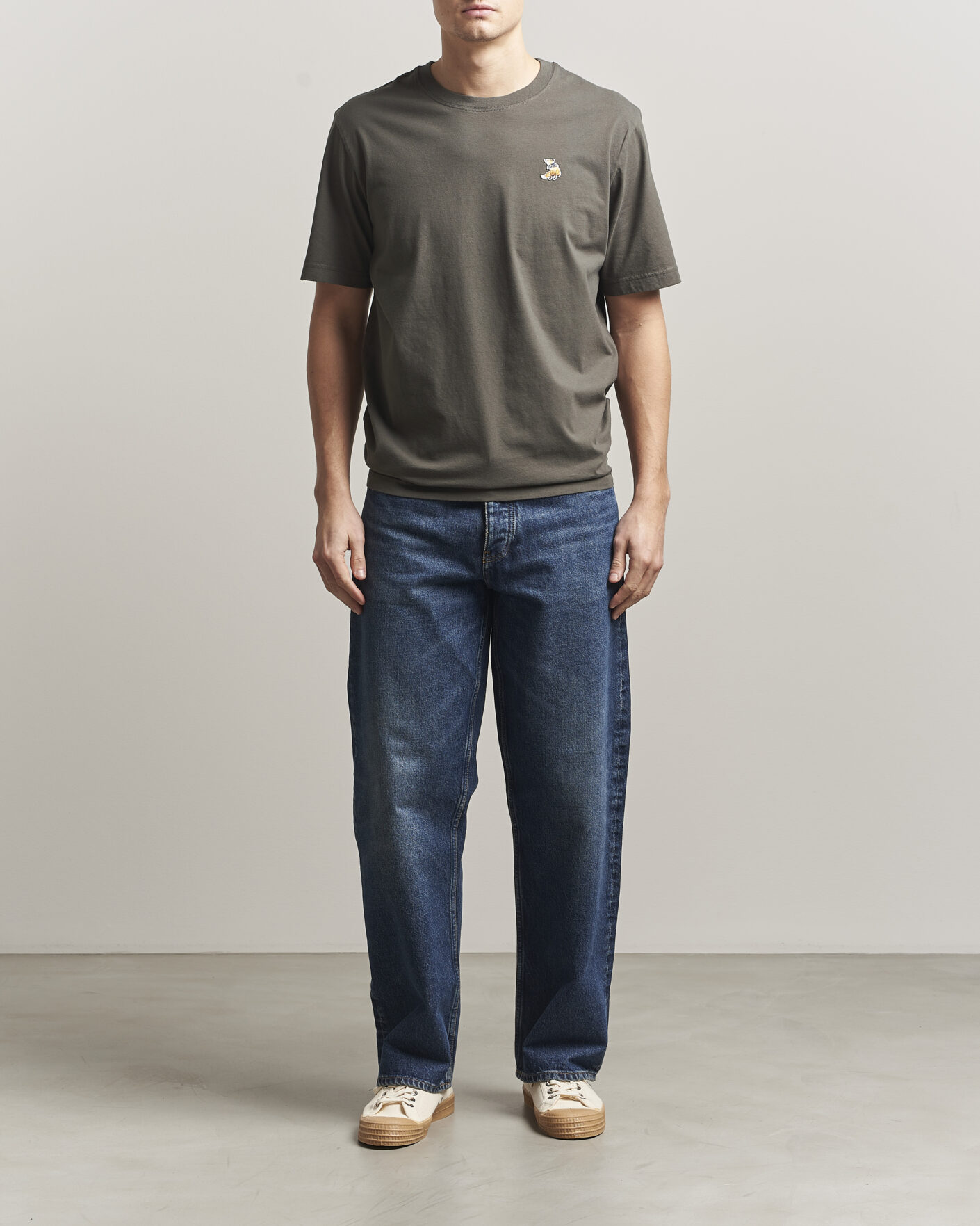 Herre | T-Shirts | Maison Kitsuné | Dreaming Fox T-Shirt Beluga