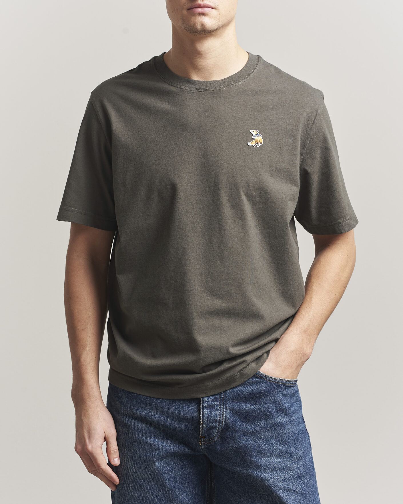 Herre | T-Shirts | Maison Kitsuné | Dreaming Fox T-Shirt Beluga