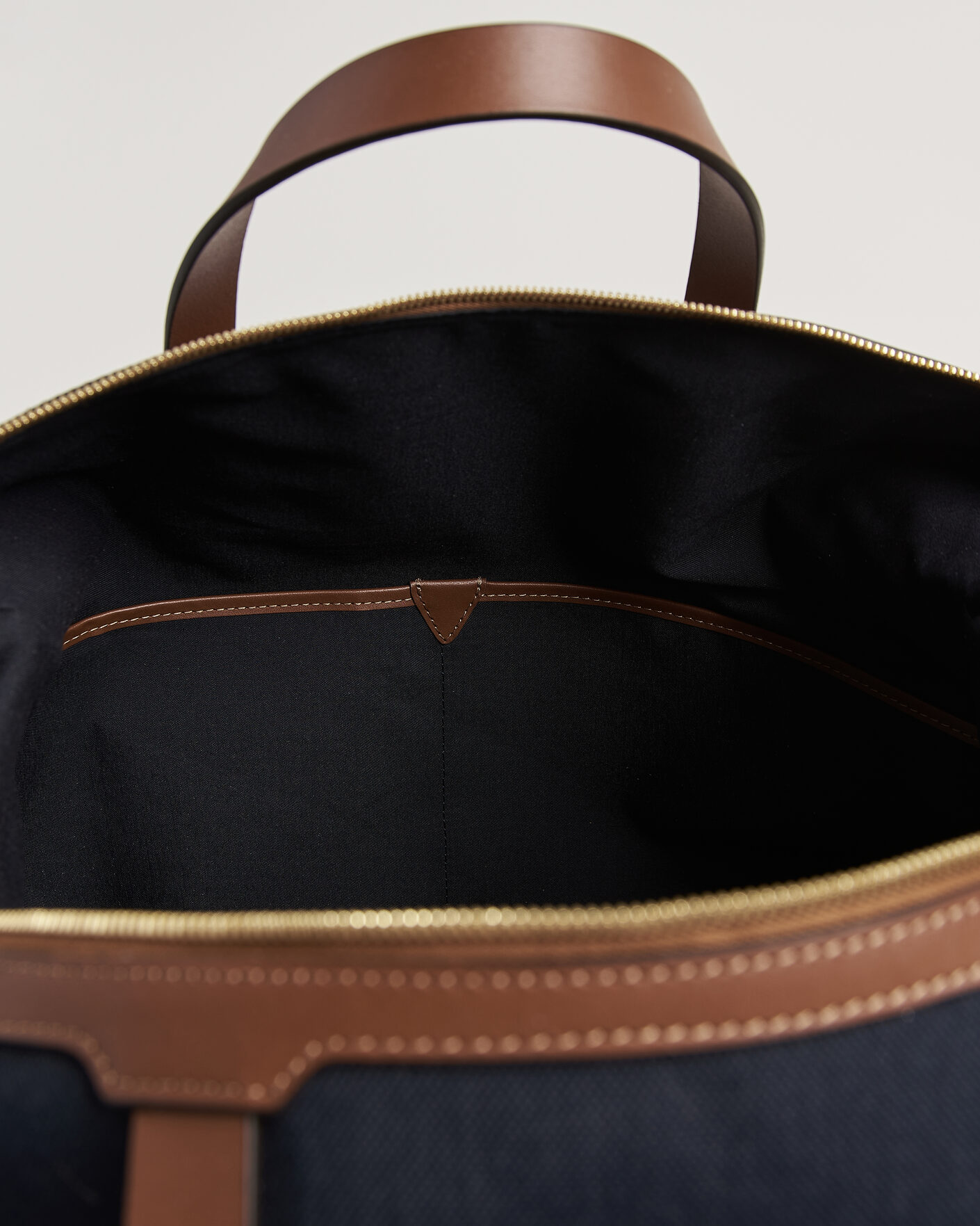 Herre | Vesker | Mismo | M/S Avail 48h Nylon Weekendbag Deep Sea Blue/Cuoio