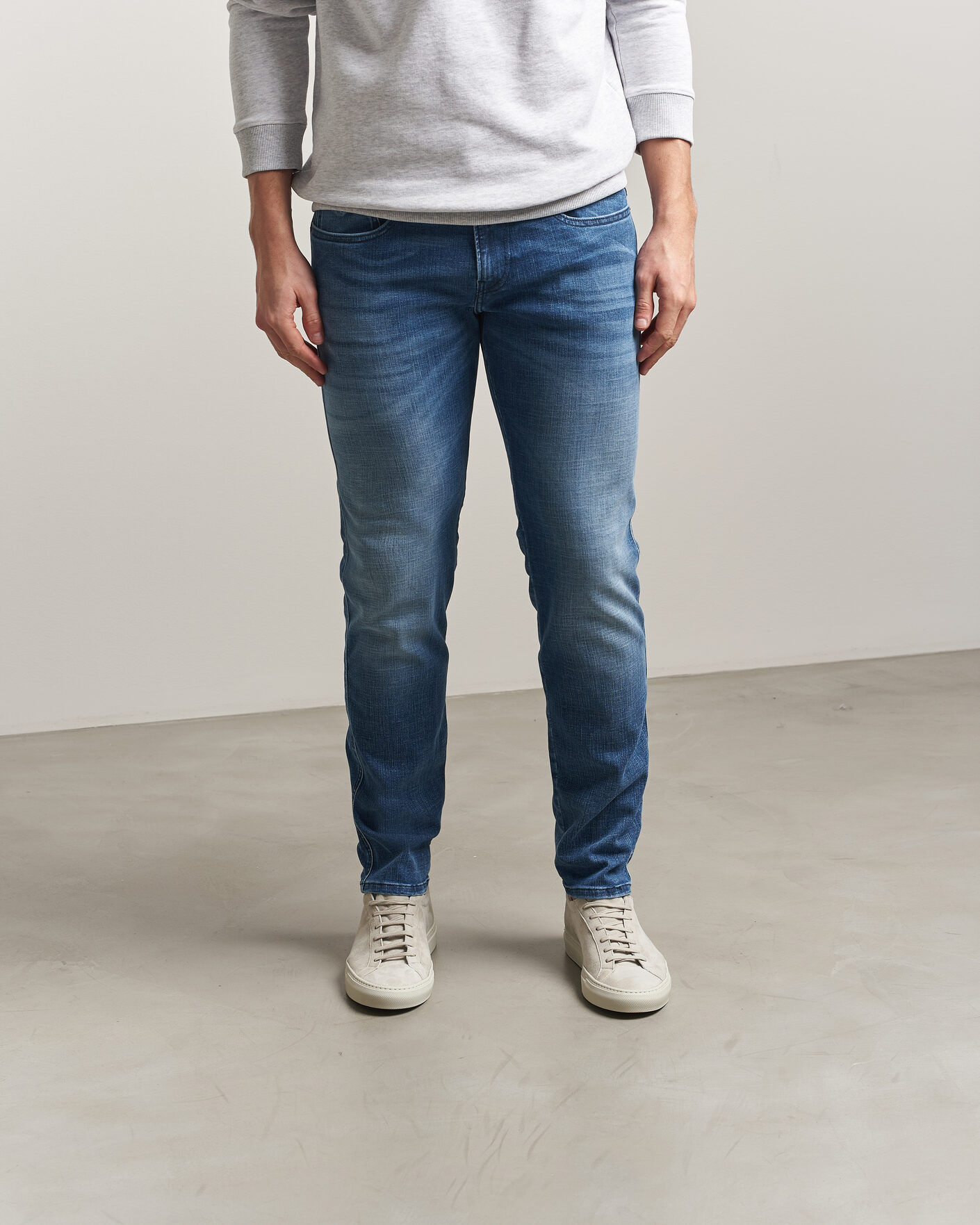 Herre | Sneakers | Common Projects | Original Achilles Suede Sneaker Light Grey