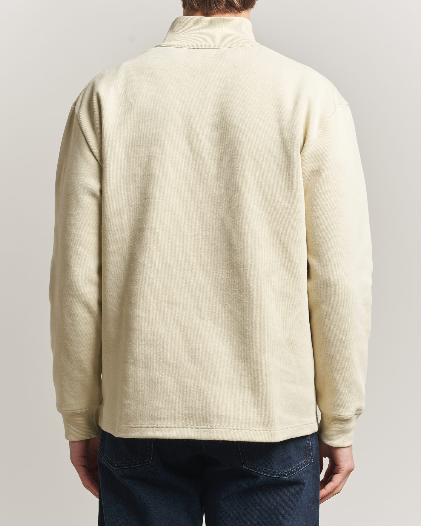 Herre | Gensere | Armor-lux | Camionneur Cotton Half Zip Sweater Gravel