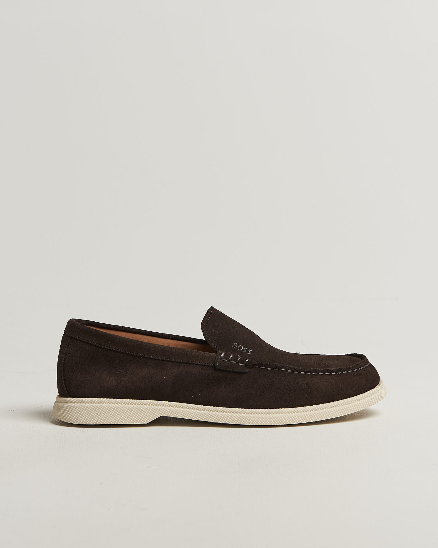 Herre | Loafers | BOSS BLACK | Sienne Suede Loafer Dark Brown