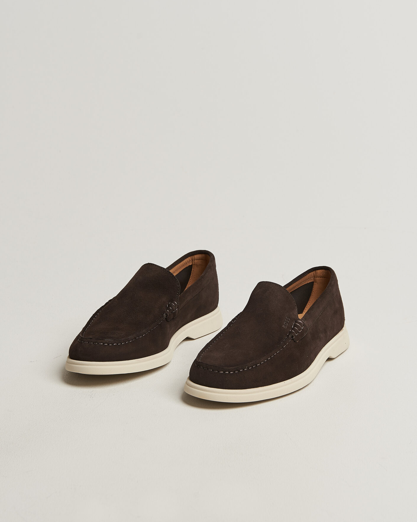 Herre | Loafers | BOSS BLACK | Sienne Suede Loafer Dark Brown