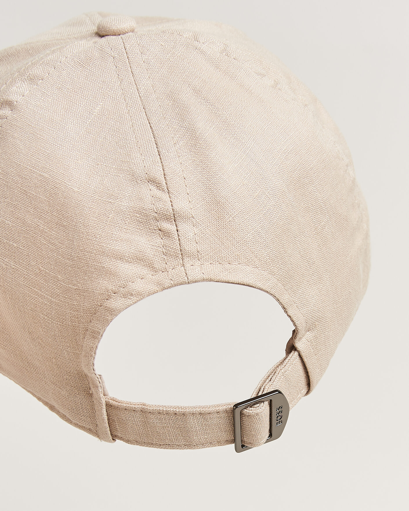 Herre | Hatter og capser | BOSS BLACK | Zed Linen Cap Open Beige