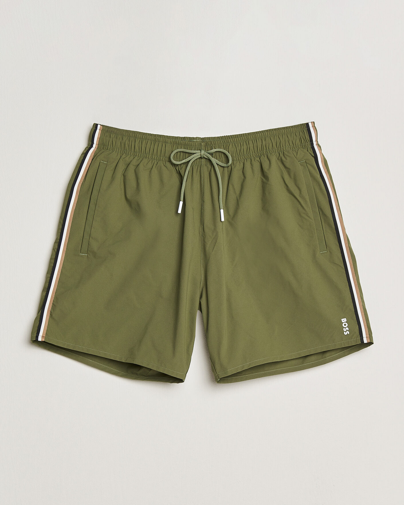 Herre | Badeshorts | BOSS BLACK | Iconic Swimshorts Open Green