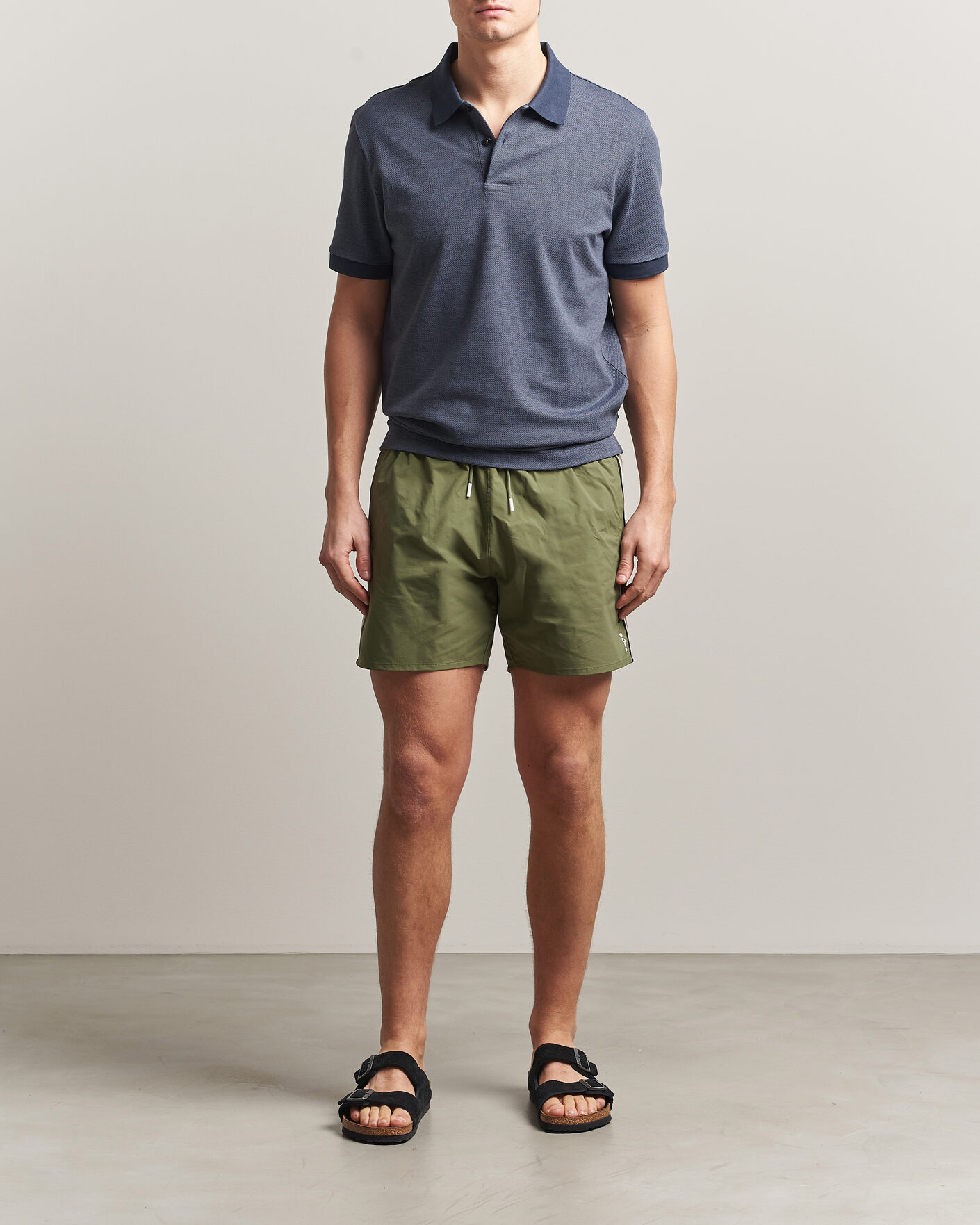 Herre | Badeshorts | BOSS BLACK | Iconic Swimshorts Open Green