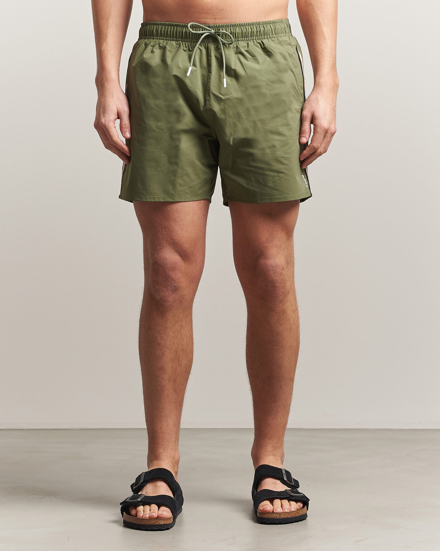 Herre | Badeshorts | BOSS BLACK | Iconic Swimshorts Open Green