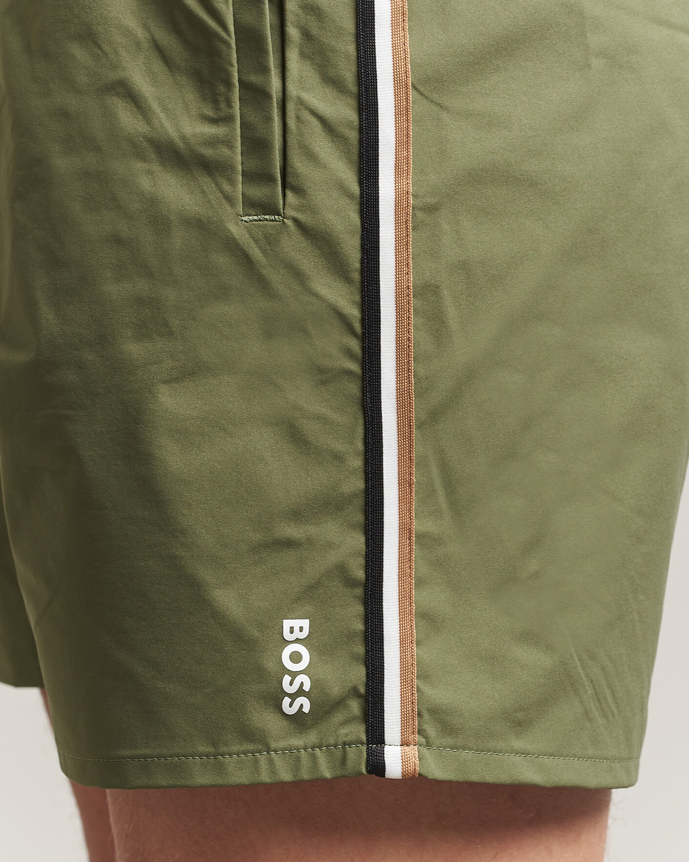 Herre | Badeshorts | BOSS BLACK | Iconic Swimshorts Open Green