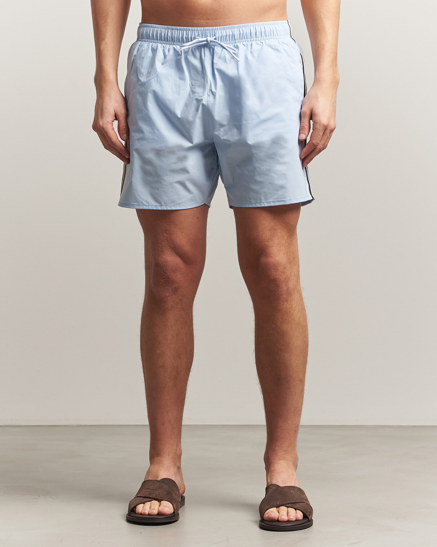 Herre | Badeshorts | BOSS BLACK | Iconic Swimshorts Light Blue
