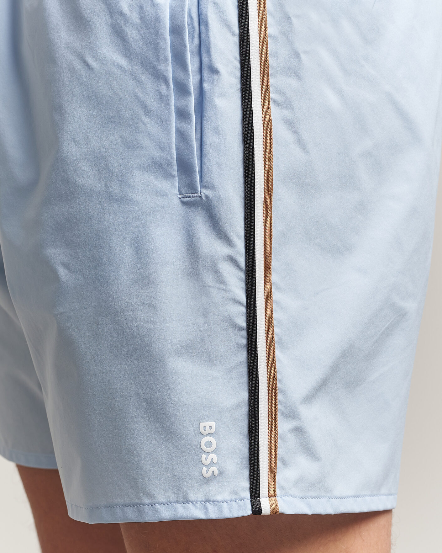 Herre | Badeshorts | BOSS BLACK | Iconic Swimshorts Light Blue