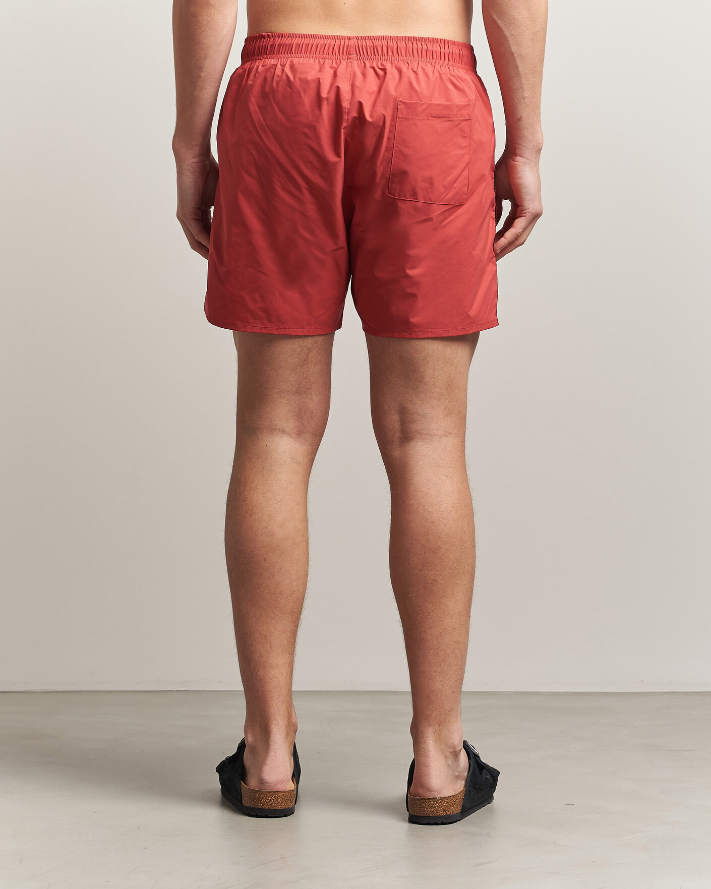 Herre | Badeshorts | BOSS BLACK | Iconic Swimshorts Dark Red