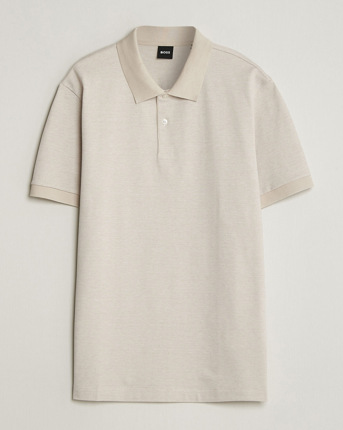 Herre | Pikéer | BOSS BLACK | Parlay Jersey Polo Open Beige