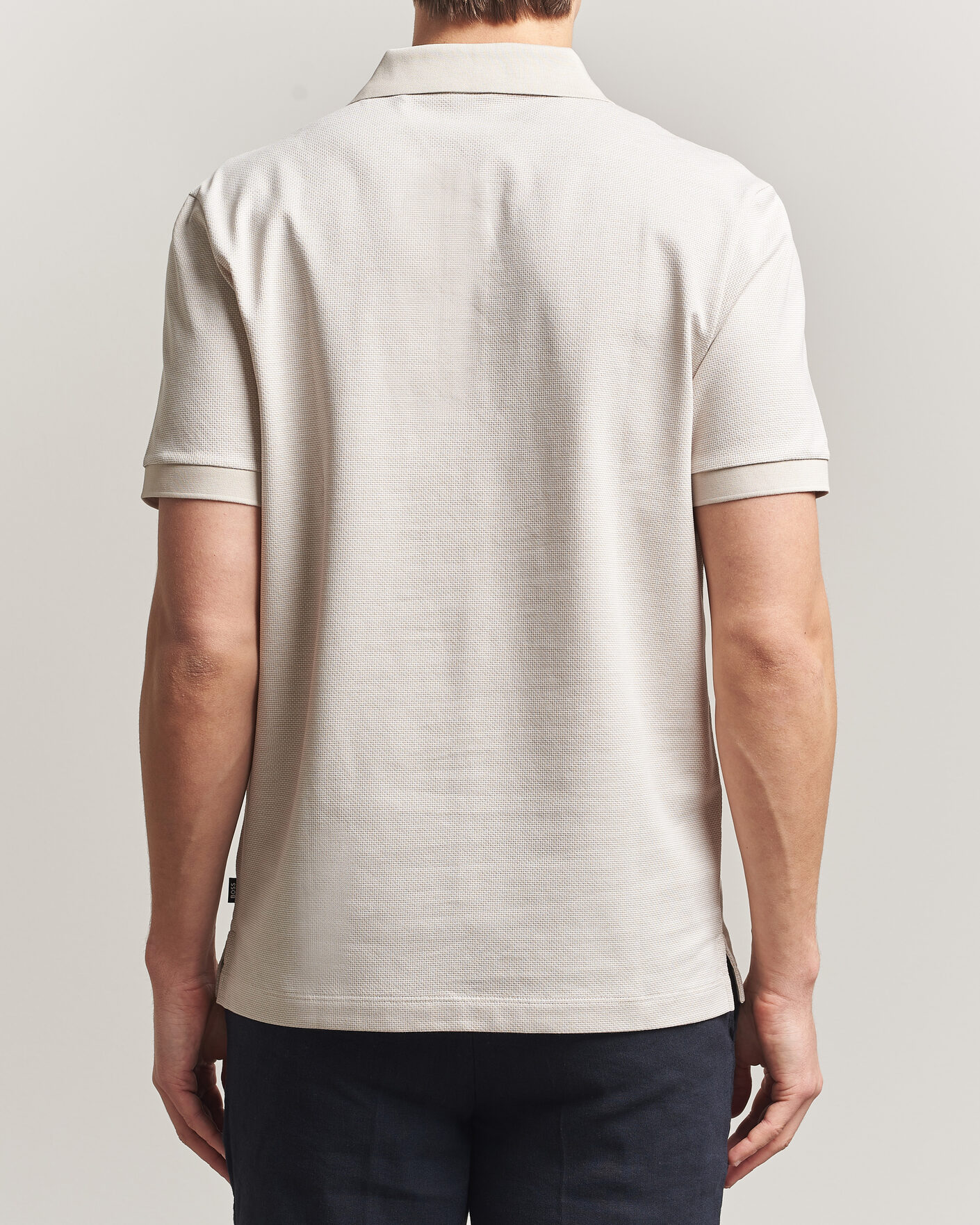 Herre | Pikéer | BOSS BLACK | Parlay Jersey Polo Open Beige