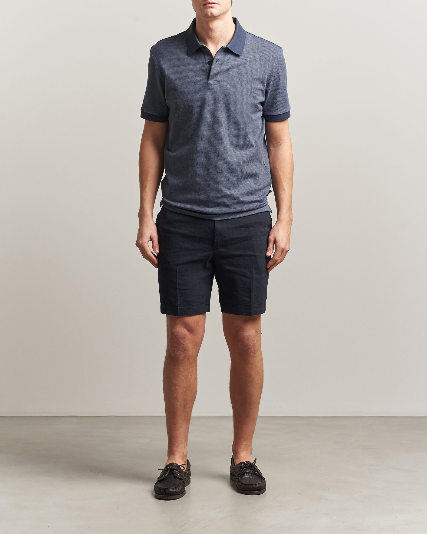 Herre | Pikéer | BOSS BLACK | Parlay Jersey Polo Dark Blue