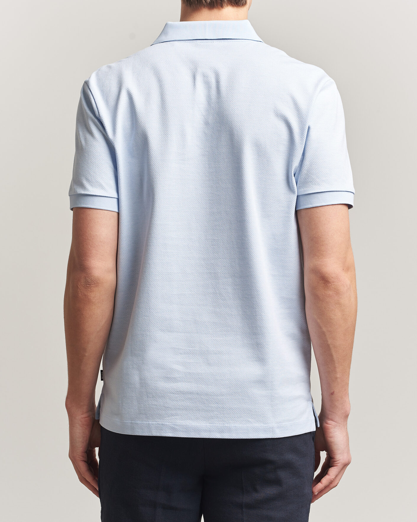 Herre | Pikéer | BOSS BLACK | Parlay Jersey Polo Light Blue