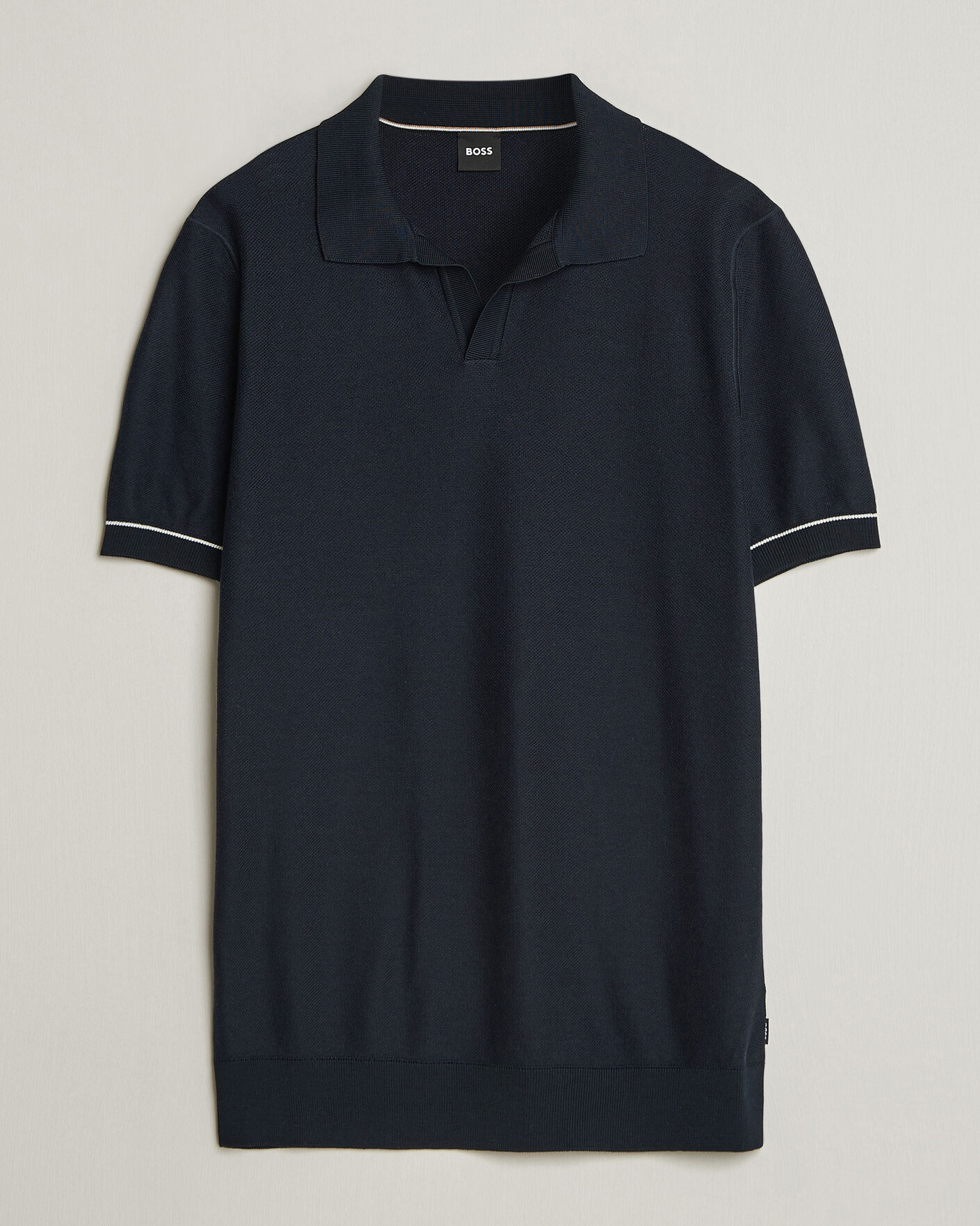 Herre | Pikéer | BOSS BLACK | Narciso Knitted Polo Dark Blue