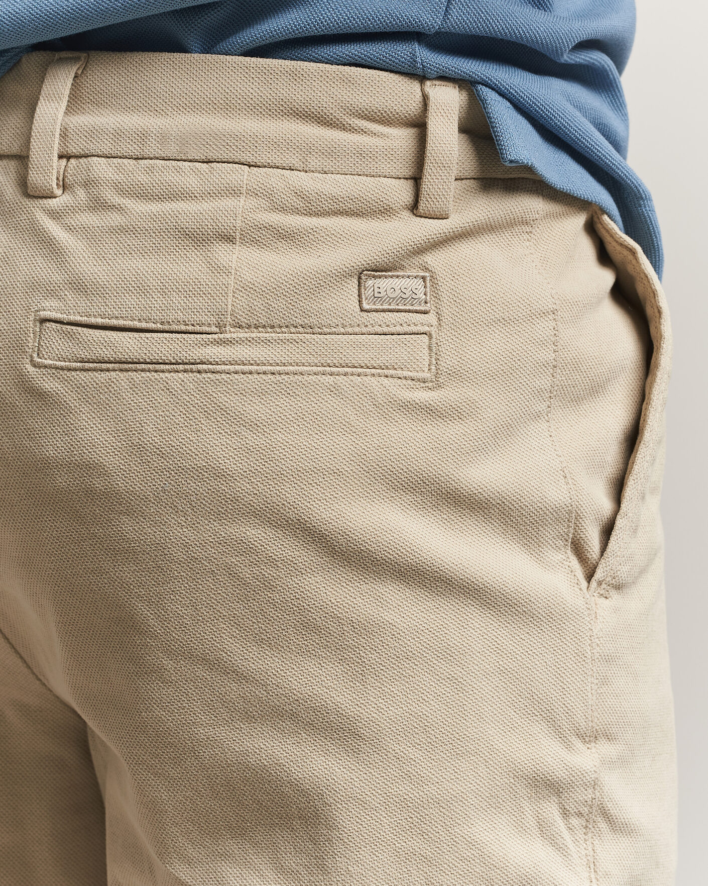 Herre | Shorts | BOSS BLACK | Kane Cotton Chino Shorts Open Beige
