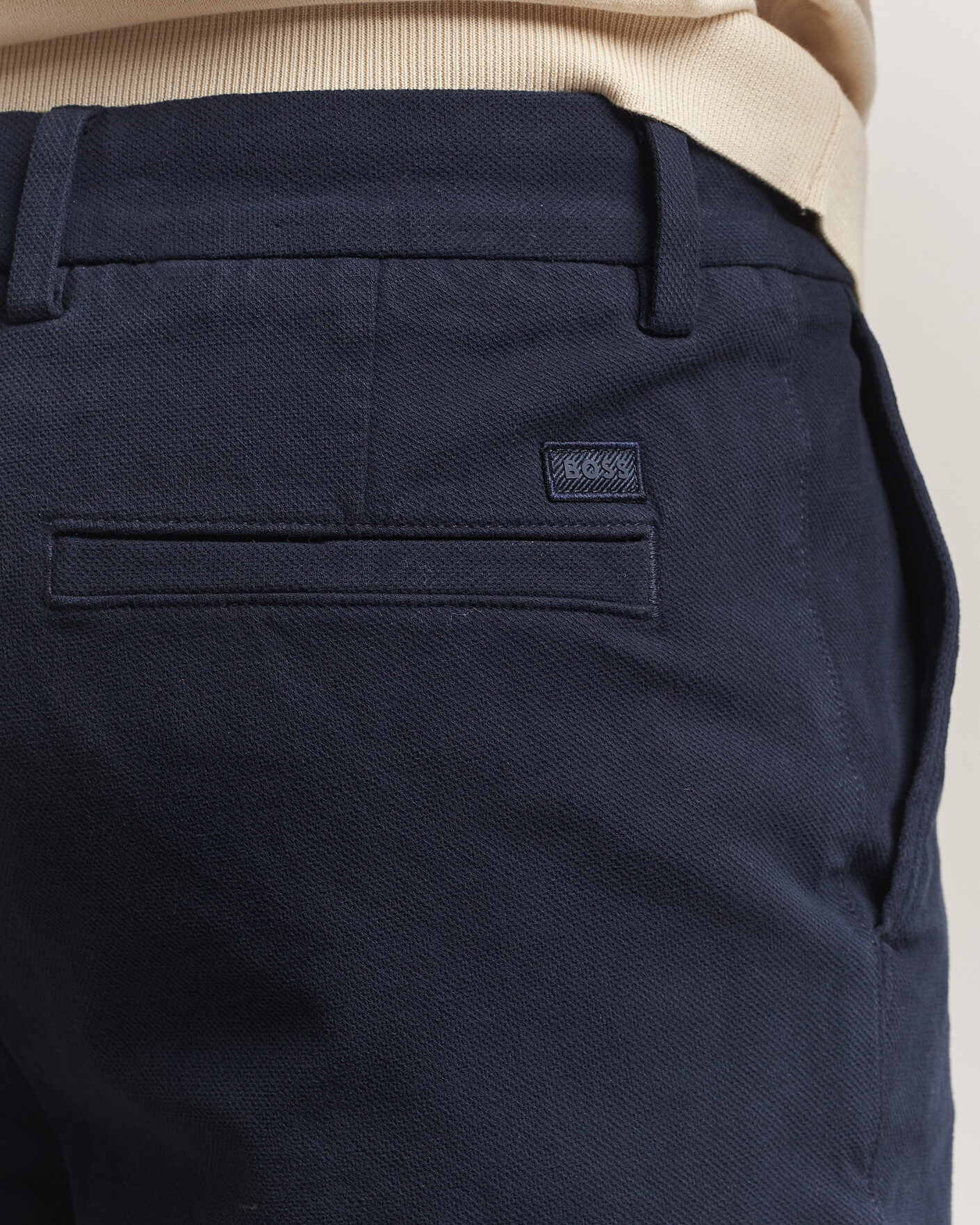 Herre | Shorts | BOSS BLACK | Kane Cotton Chino Shorts Dark Blue