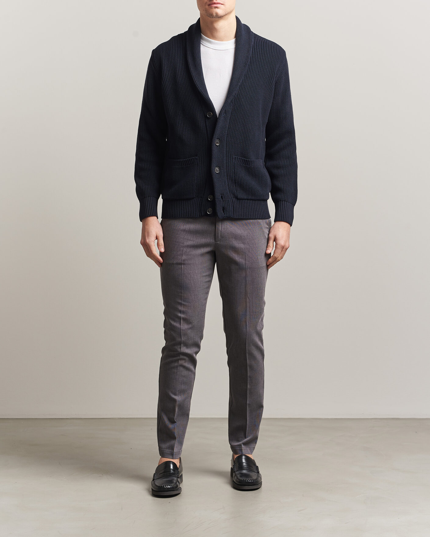 Herre | Bukser | BOSS BLACK | Kaiton Structured Chinos Black