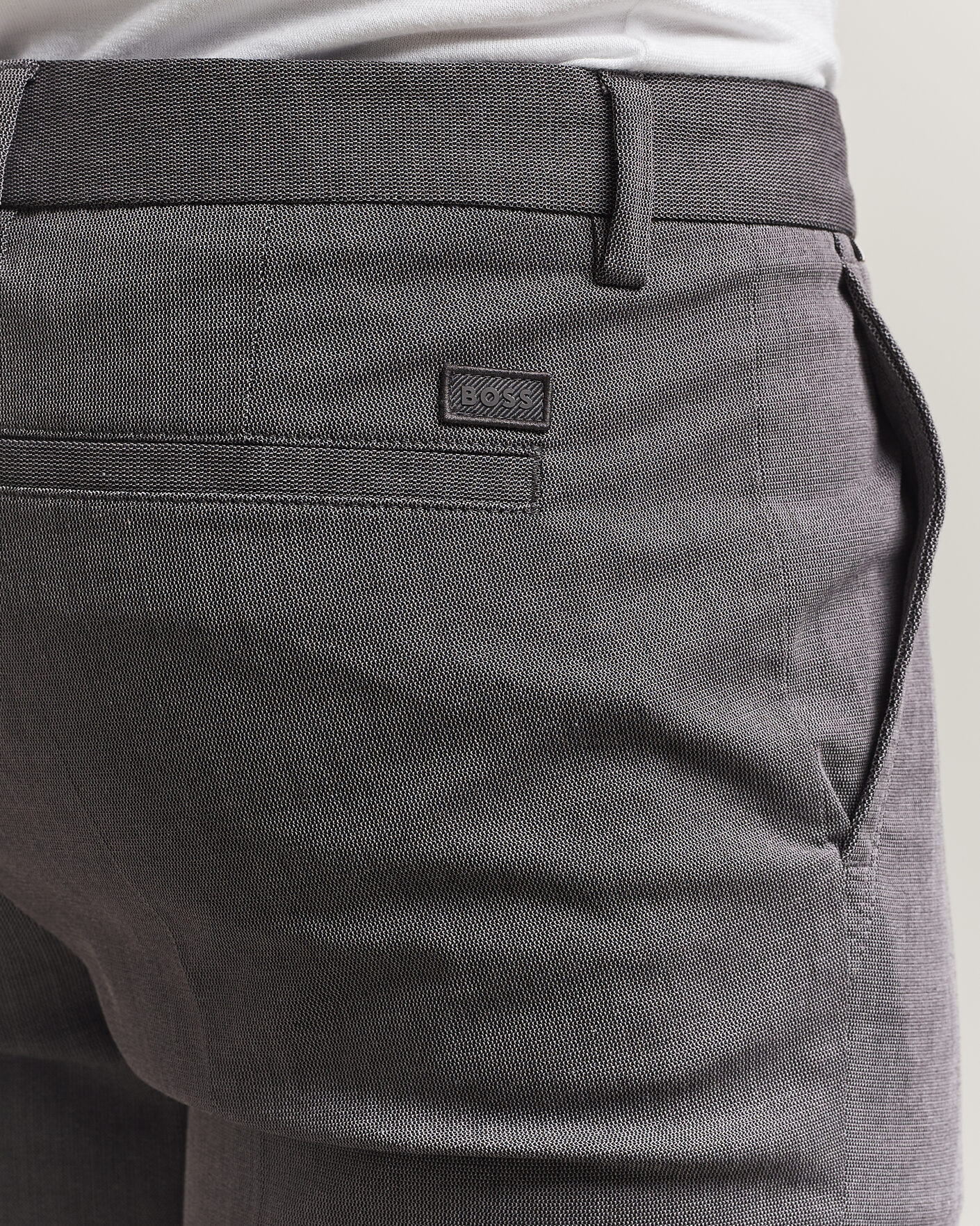 Herre | Bukser | BOSS BLACK | Kaiton Structured Chinos Black