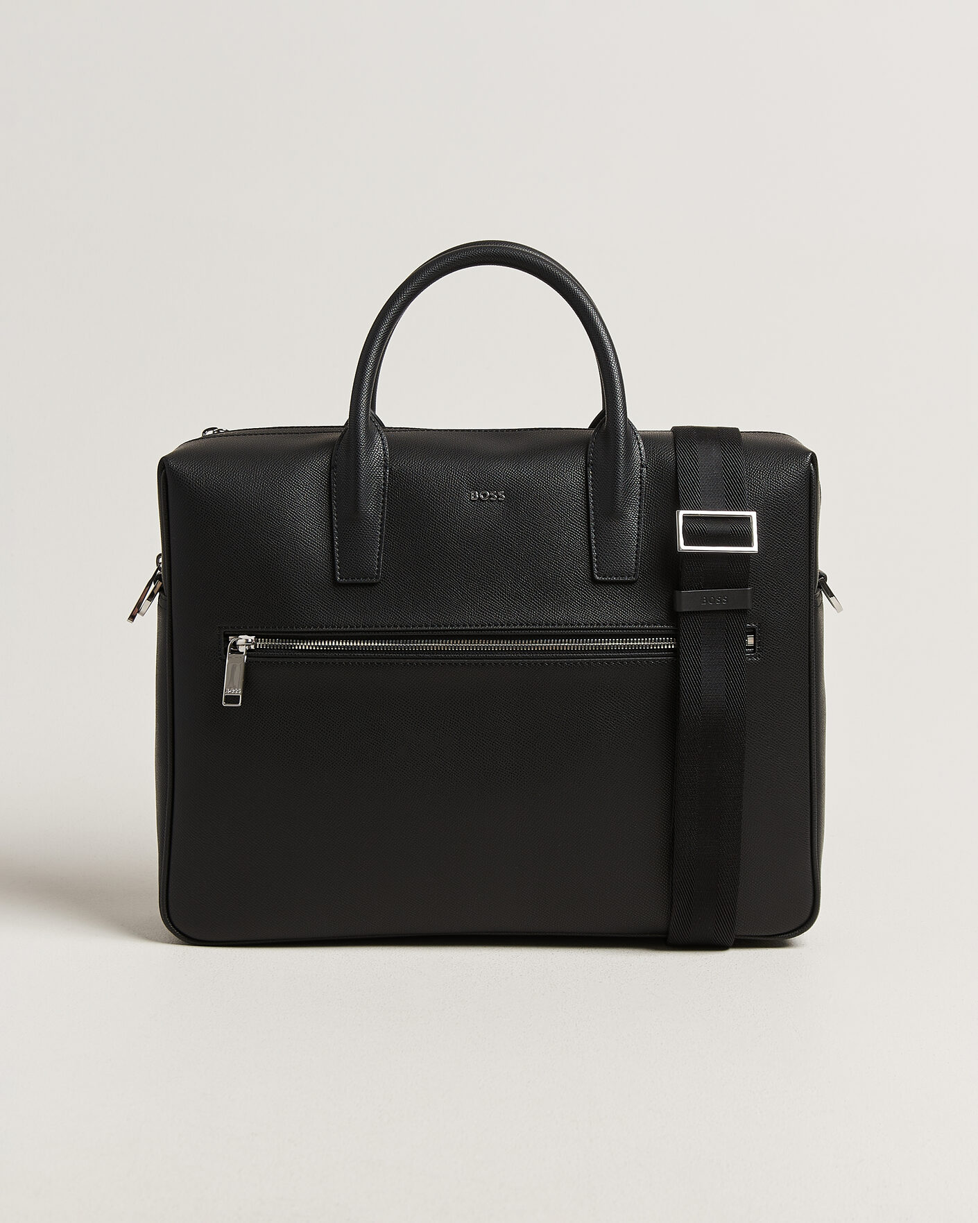 Herre | Vesker | BOSS BLACK | Daxter Leather Briefcase Black