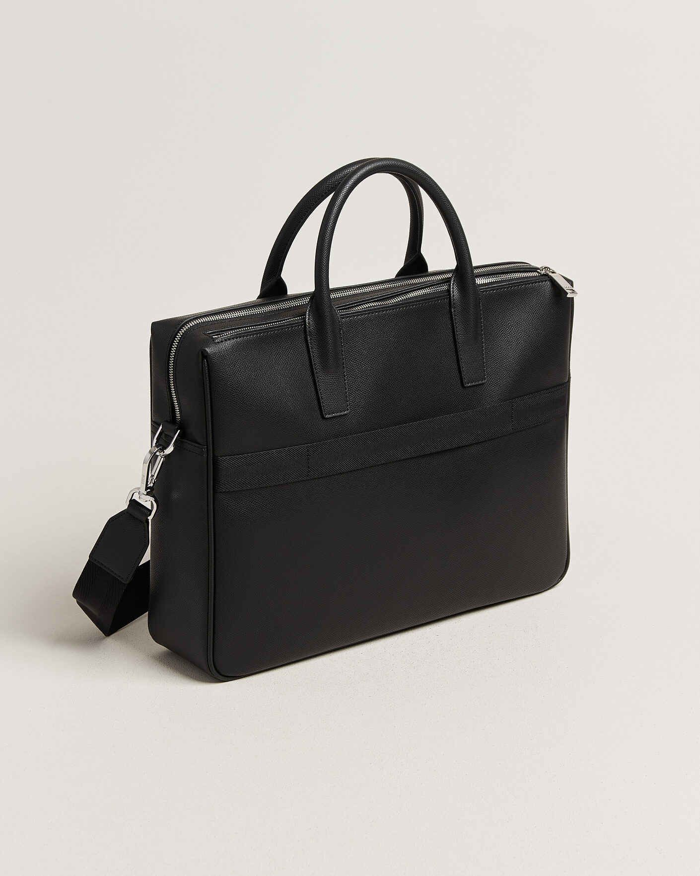 Herre | Vesker | BOSS BLACK | Daxter Leather Briefcase Black