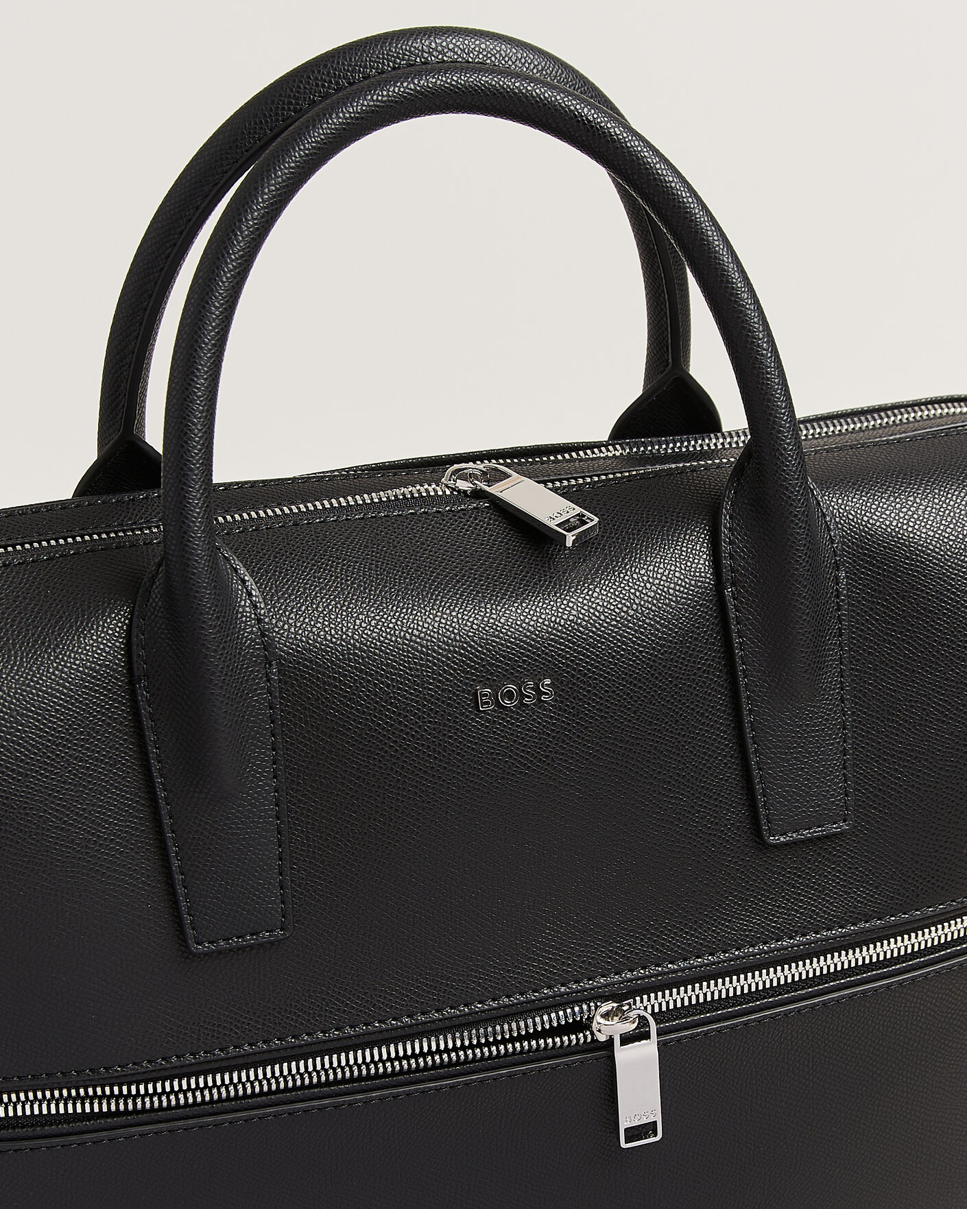 Herre | Vesker | BOSS BLACK | Daxter Leather Briefcase Black