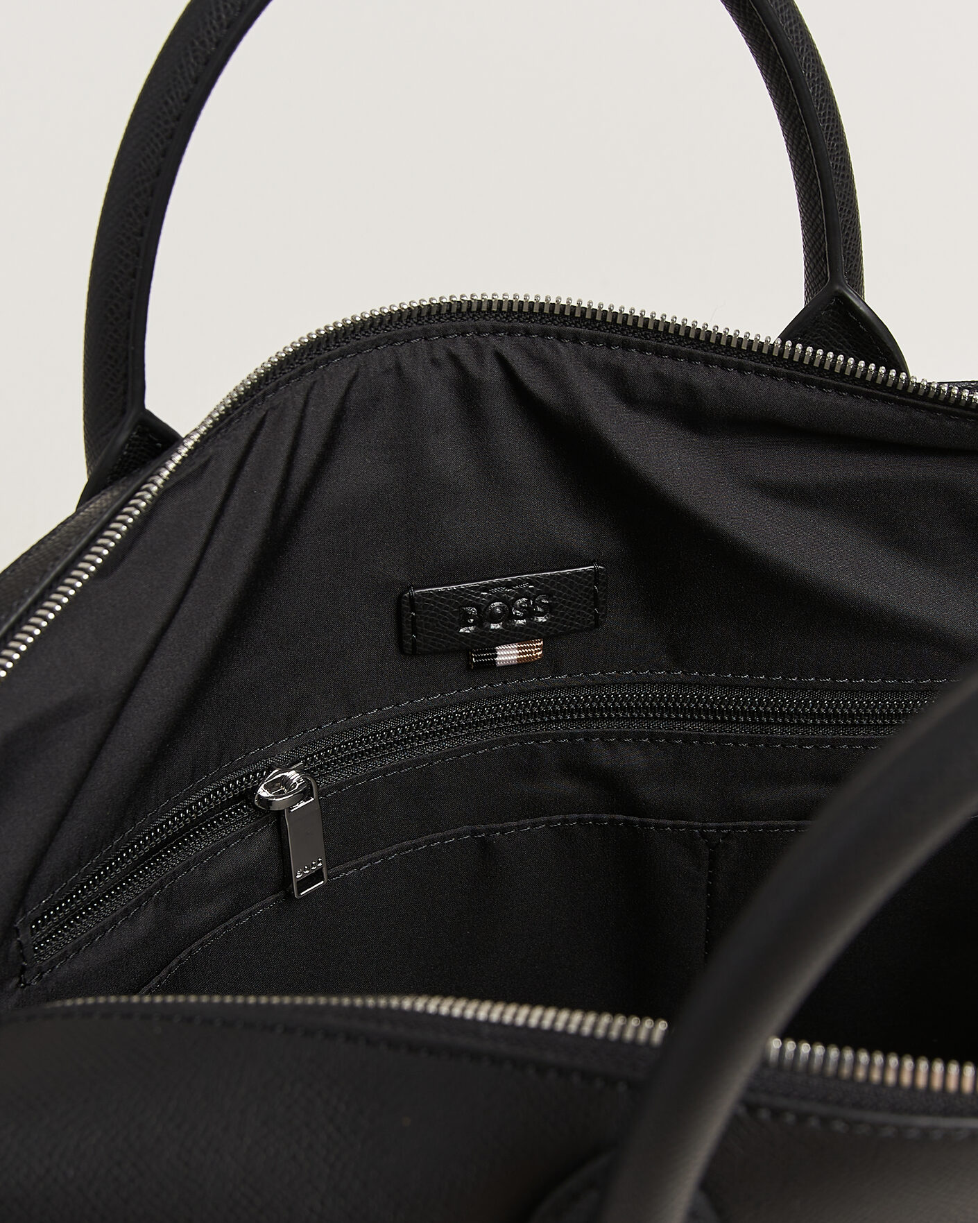 Herre | Vesker | BOSS BLACK | Daxter Leather Briefcase Black