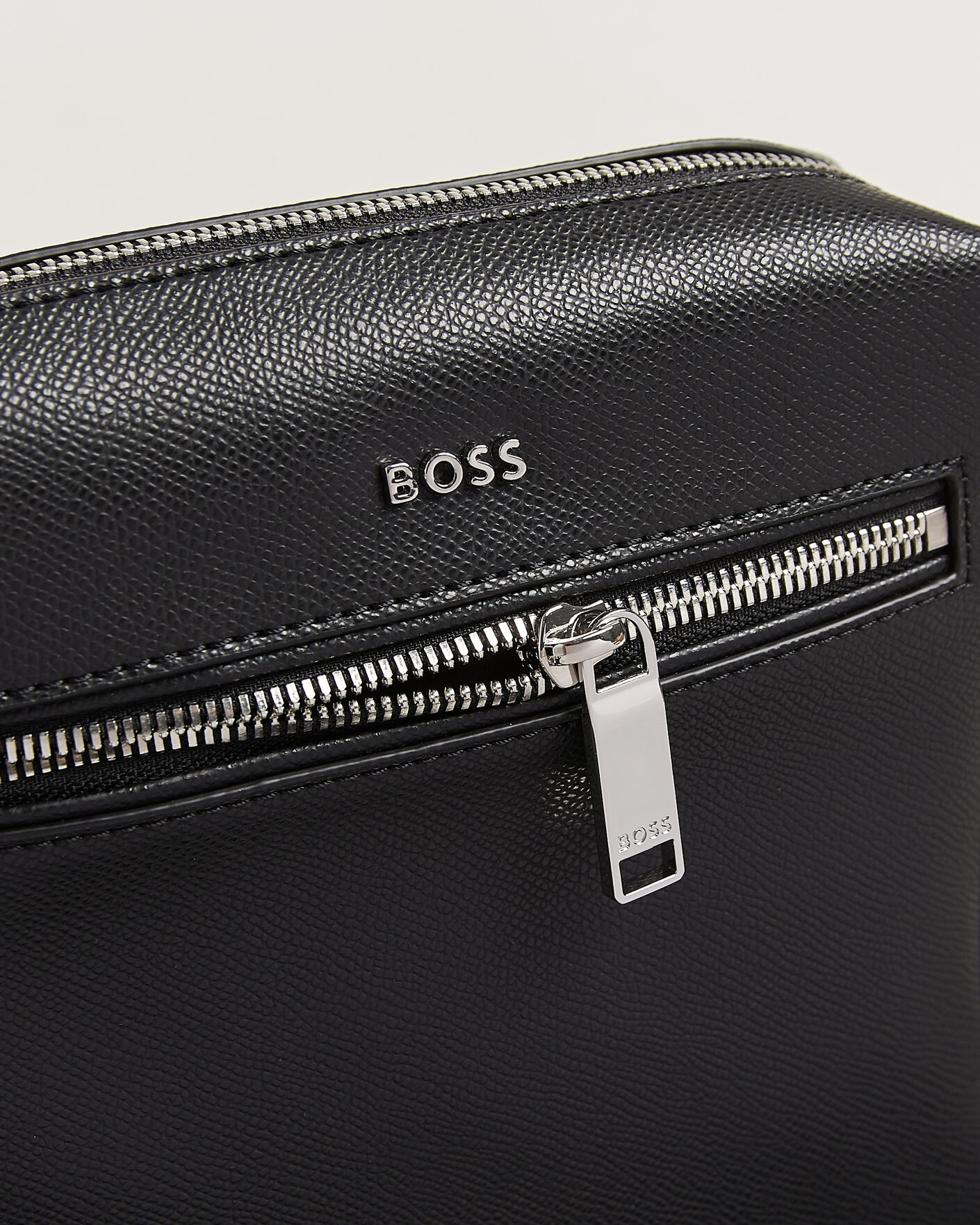 Herre | Vesker | BOSS BLACK | Daxter Leather Crossbody Bag Black