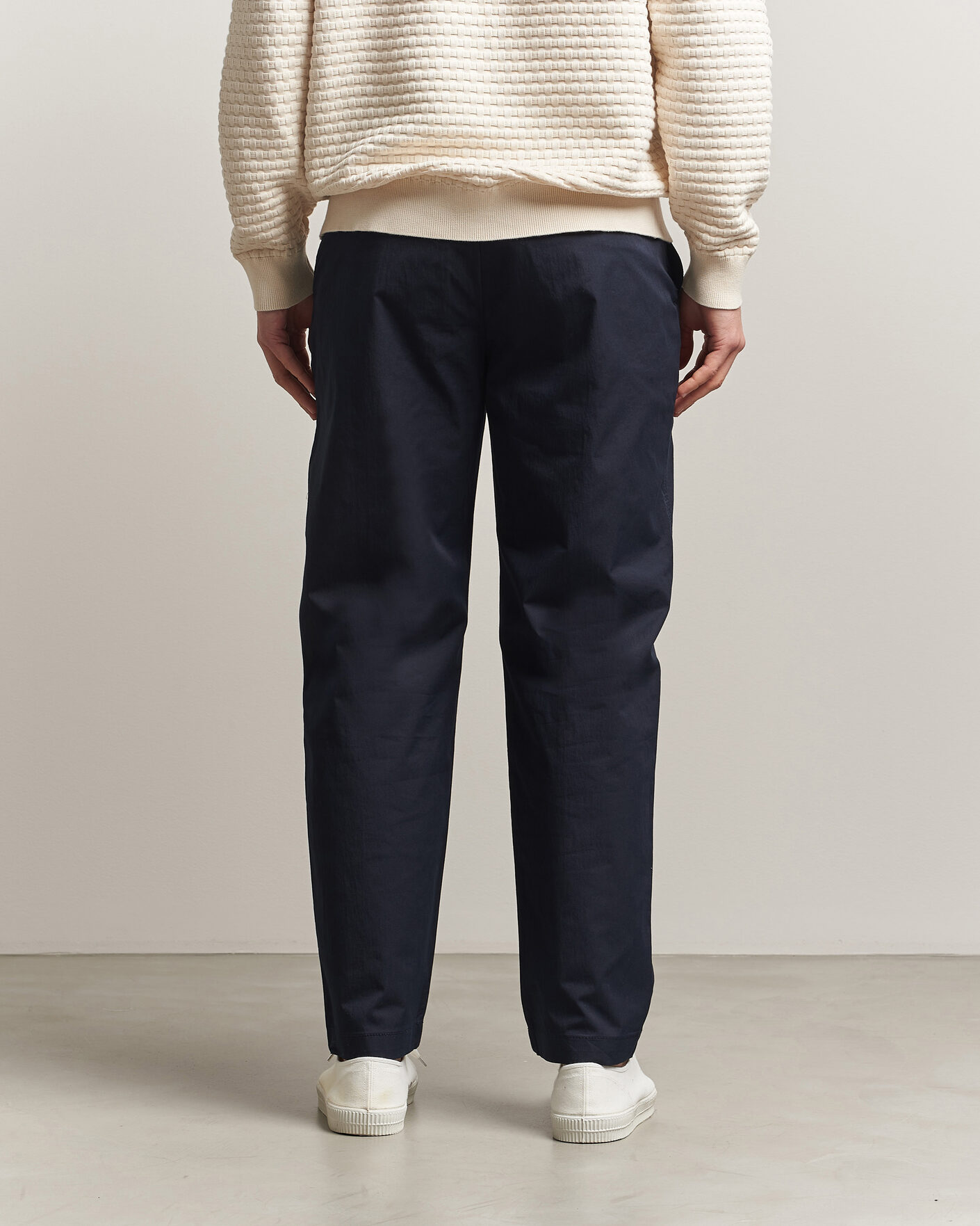 Herre | Bukser | BOSS ORANGE | Cotton Chinos Dark Blue