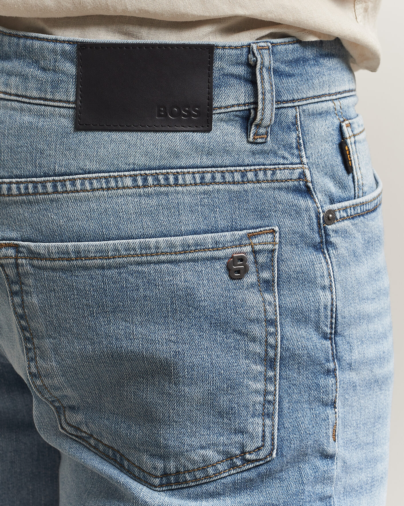 Herre | Shorts | BOSS ORANGE | Re.Maine Denim Shorts Light Blue