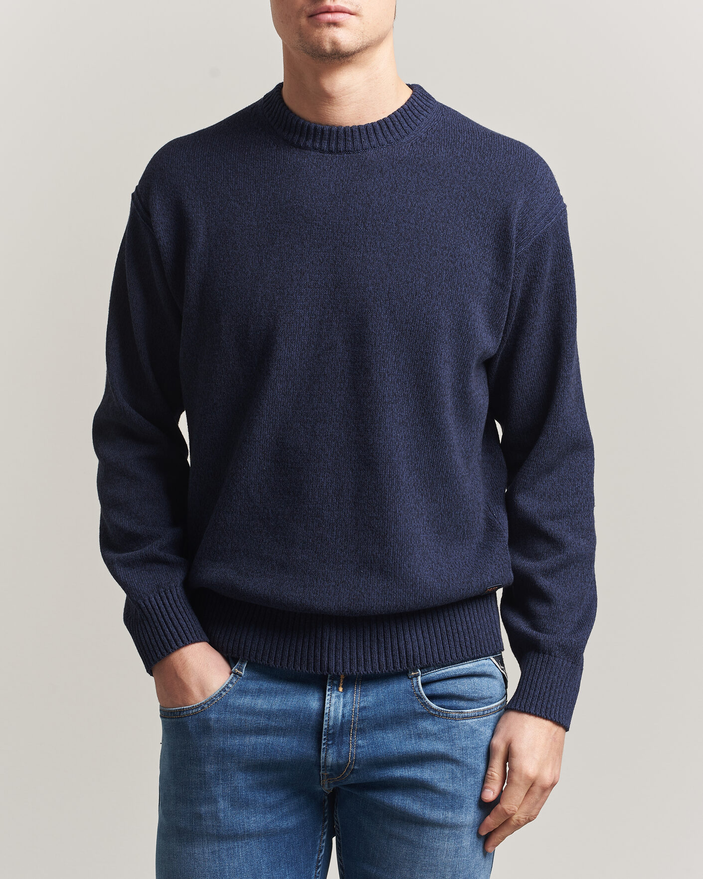 Herre | Gensere | BOSS ORANGE | Kerlino Knitted Sweater Dark Blue