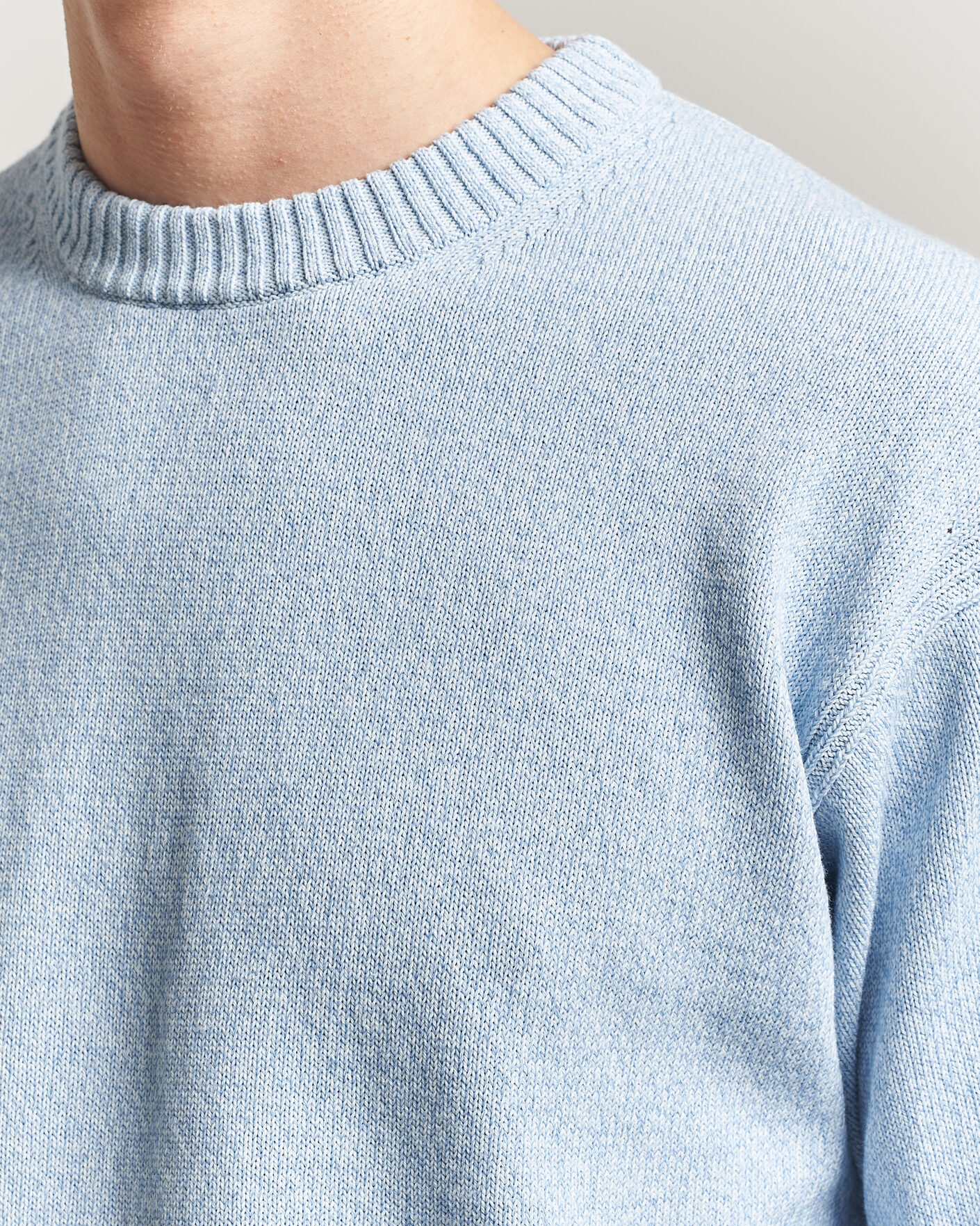 Herre | Gensere | BOSS ORANGE | Kerlino Knitted Sweater Light Blue