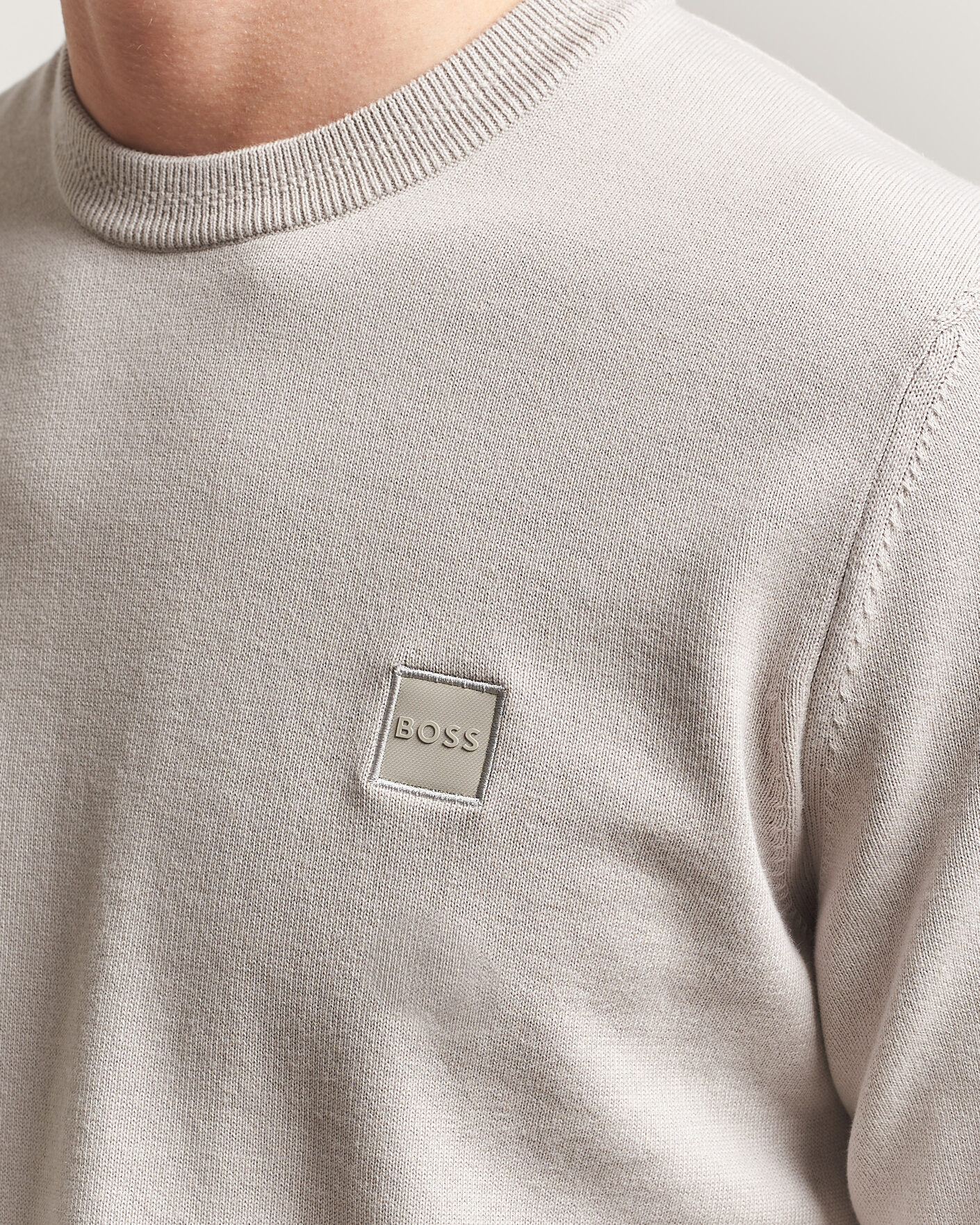 Herre | Gensere | BOSS ORANGE | Kanovano Knitted Sweater Beige