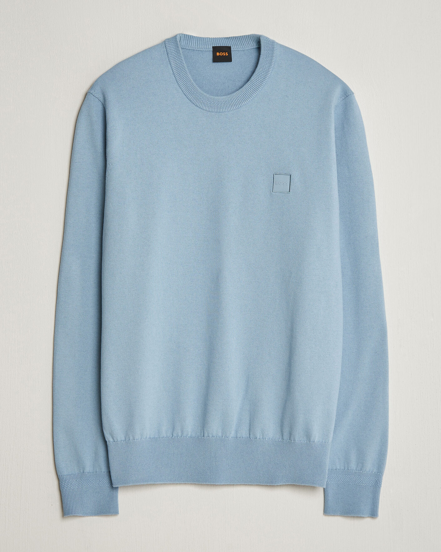 Herre | Gensere | BOSS ORANGE | Kanovano Knitted Sweater Light Blue